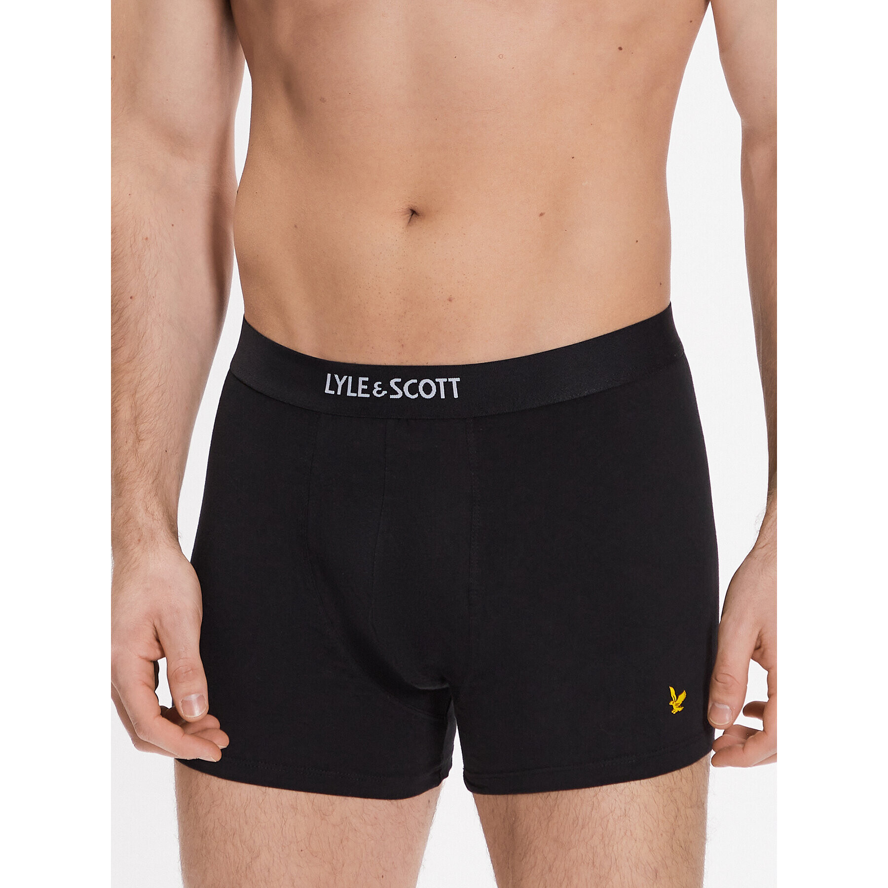 Lyle & Scott Set 3 perechi de boxeri Nathan 154 Negru - Pled.ro