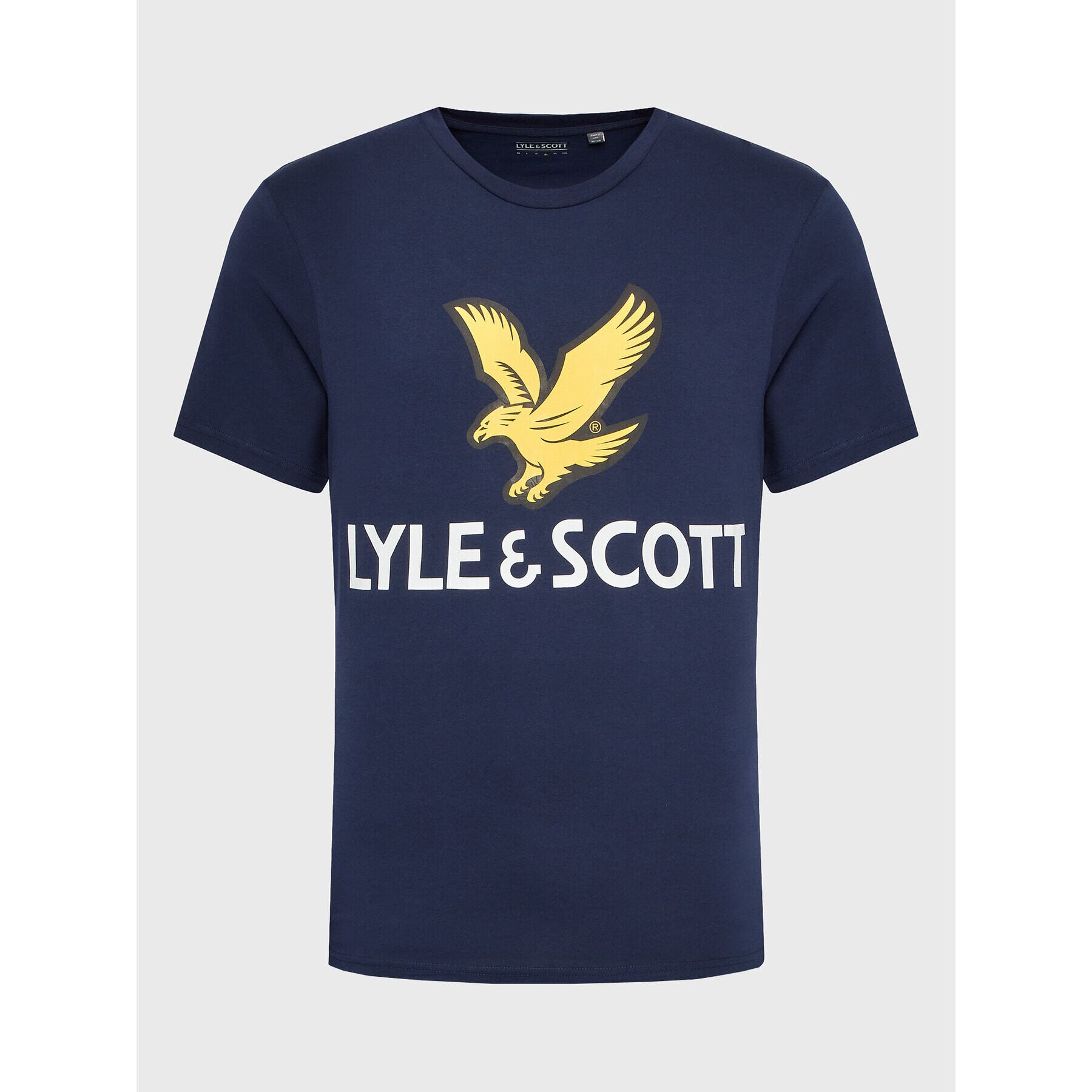 Lyle & Scott Set 3 tricouri TS1726V Bleumarin Regular Fit - Pled.ro