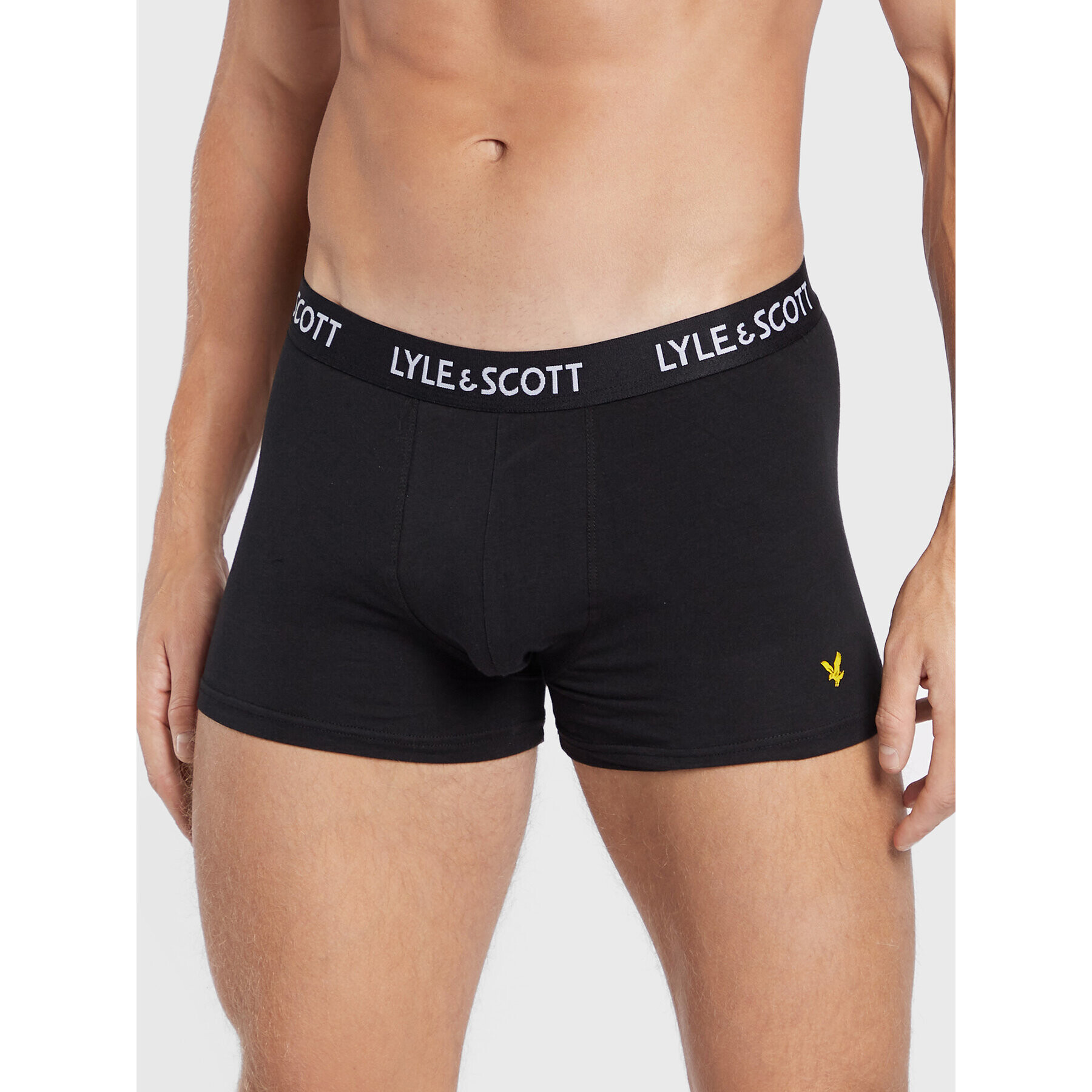 Lyle & Scott Set 5 perechi boxeri Miller LS5UW005 Negru - Pled.ro