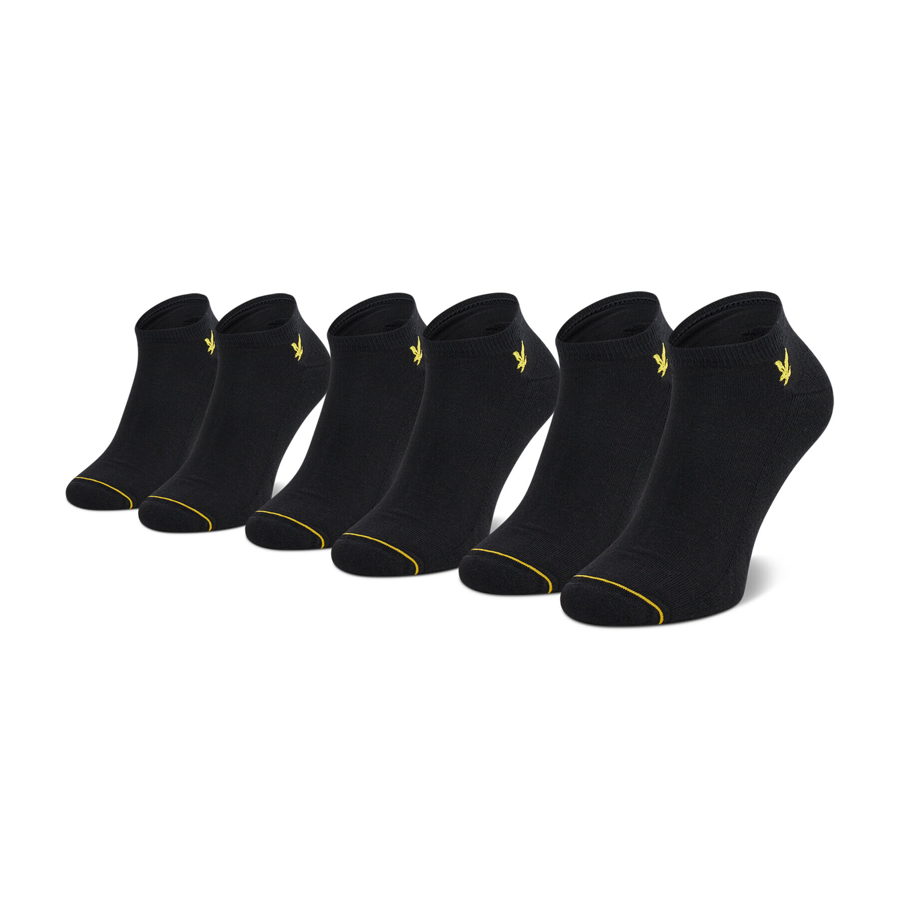 Lyle & Scott Set de 3 perechi de șosete medii pentru bărbați Ross LS-SPRT-SK-500 r.40/46 Negru - Pled.ro