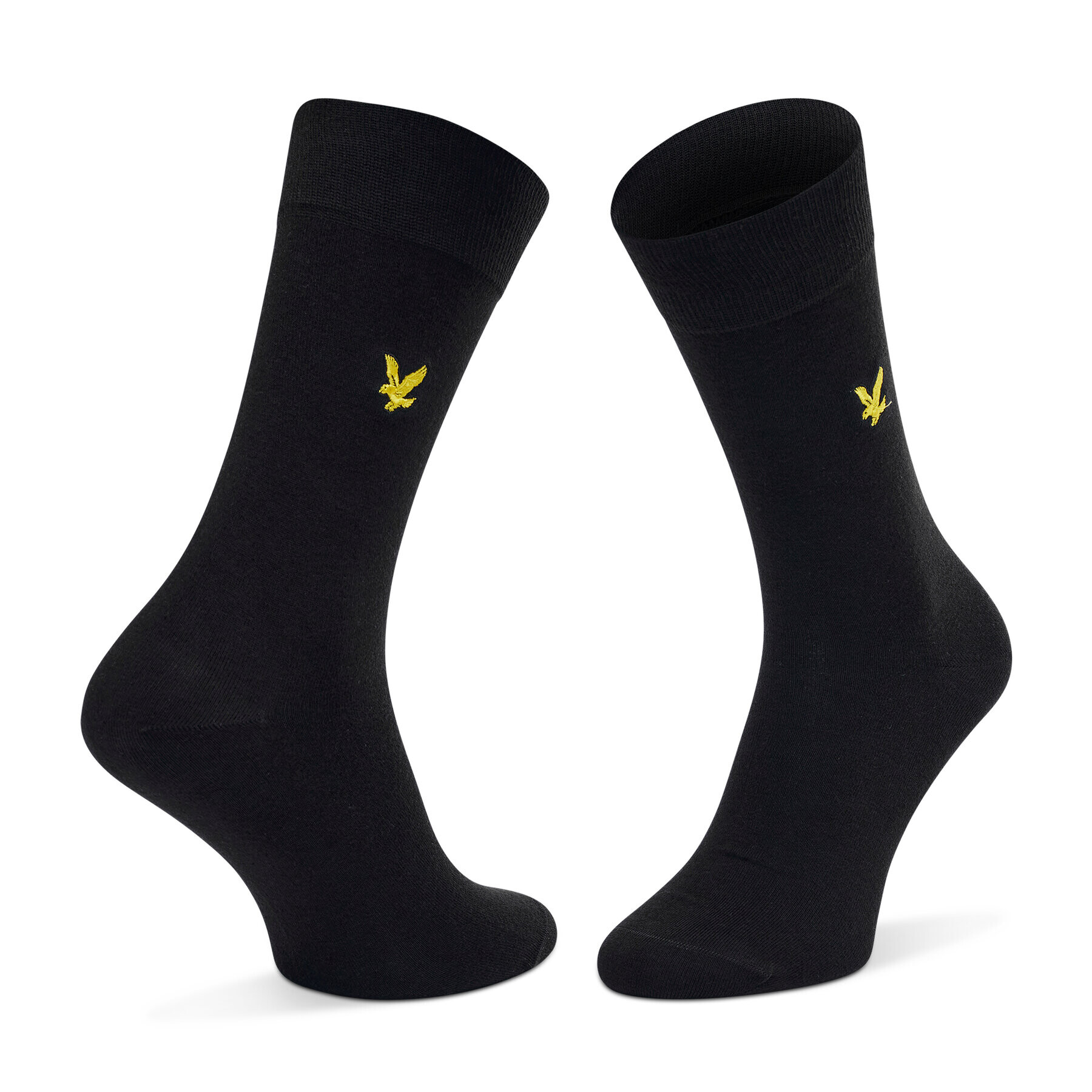 Lyle & Scott Set de 3 perechi de șosete lungi pentru bărbați Angus LSSK500 Negru - Pled.ro