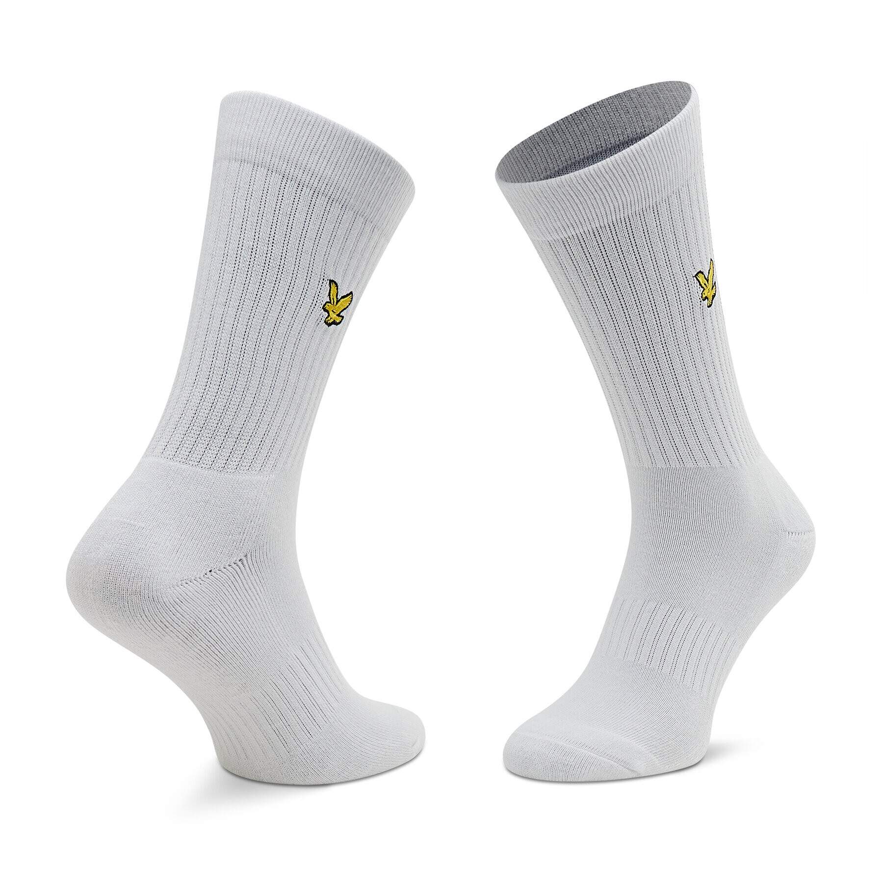 Lyle & Scott Set de 3 perechi de șosete lungi pentru bărbați Hamilton LS-SPRT-SK-502-3321 r.40-46 Alb - Pled.ro