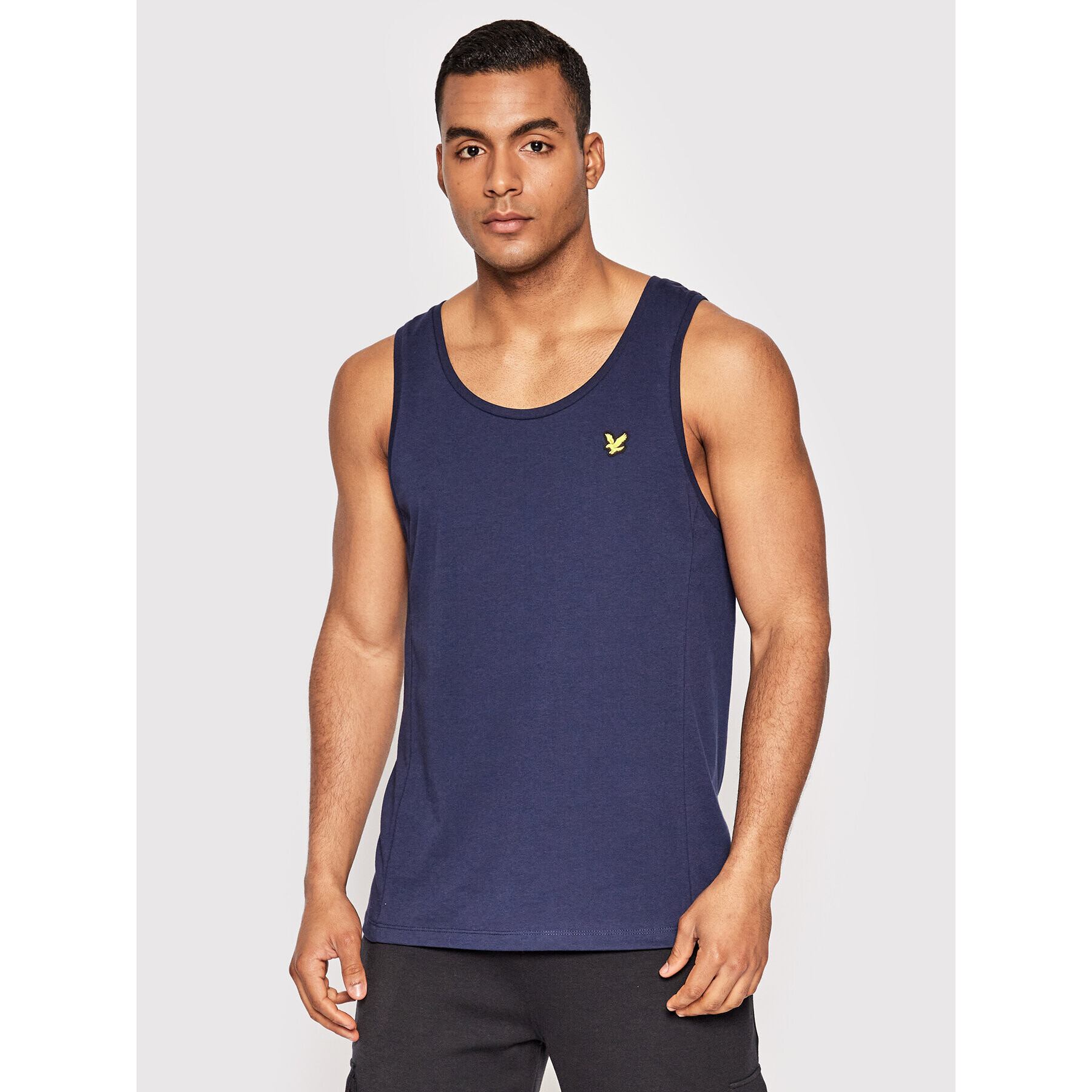 Lyle & Scott Tank top Dartmoor TS1260SP Bleumarin Regular Fit - Pled.ro