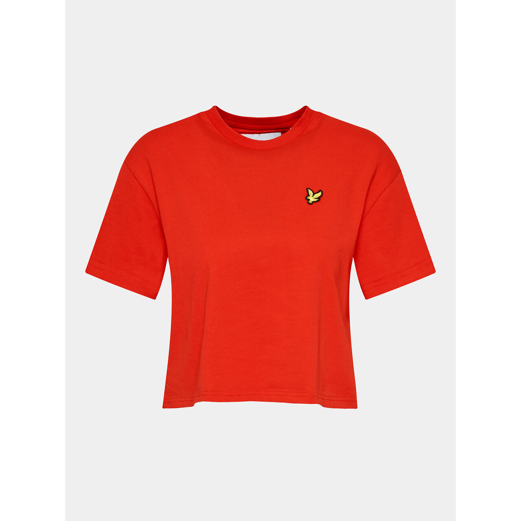 Lyle & Scott Tricou Cropped T-shirt TSW1607V Roșu Regular Fit - Pled.ro