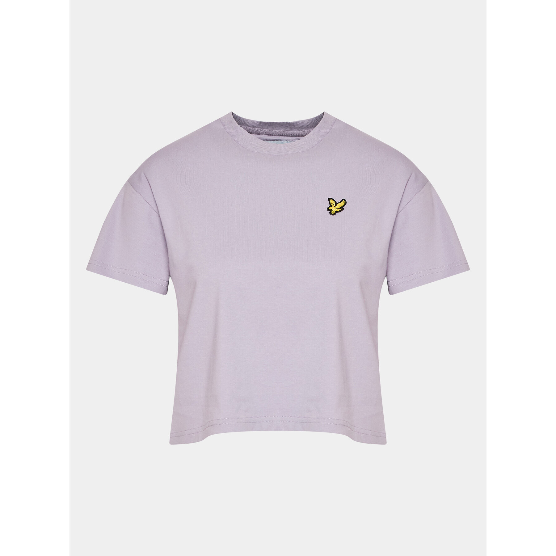 Lyle & Scott Tricou Cropped T-shirt TSW1607V Violet Regular Fit - Pled.ro