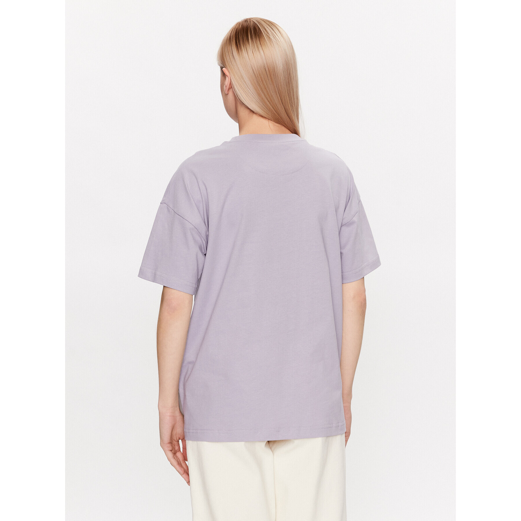 Lyle & Scott Tricou Oversized T-shirt TSW1605V Violet Regular Fit - Pled.ro