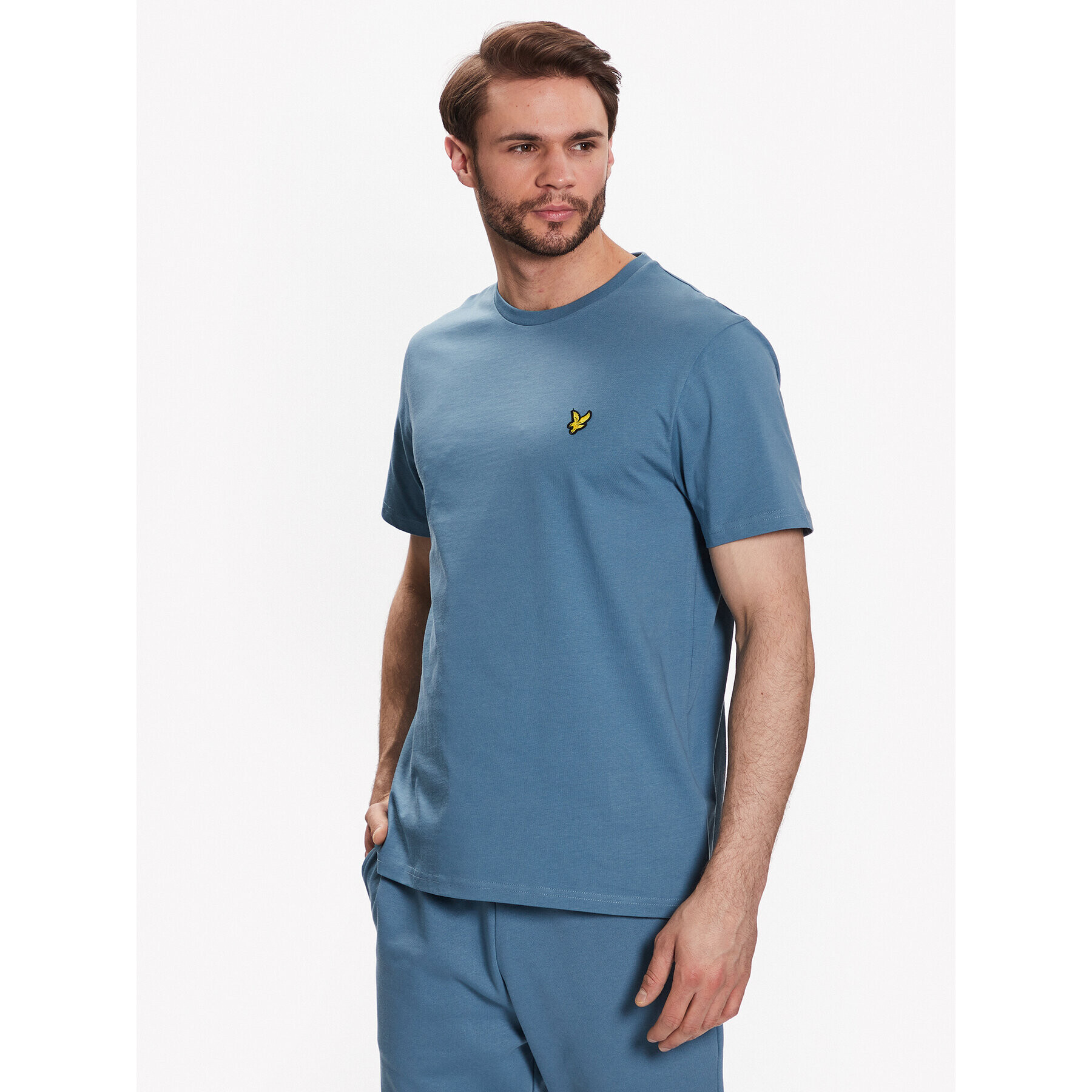 Lyle & Scott Tricou Plain T-Shirt TS400VOG Albastru Regular Fit - Pled.ro