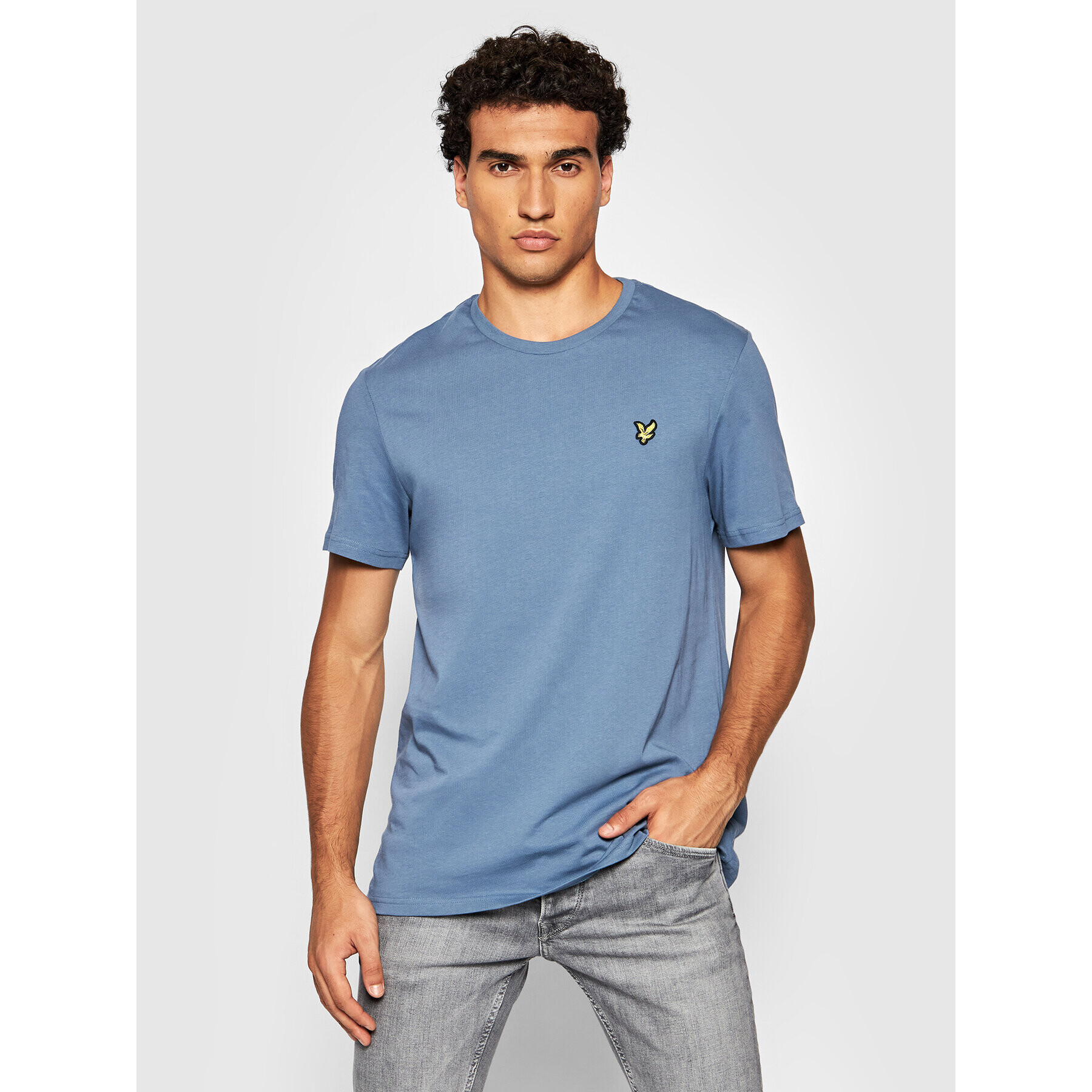 Lyle & Scott Tricou Plain TS400VOG Albastru Regular Fit - Pled.ro