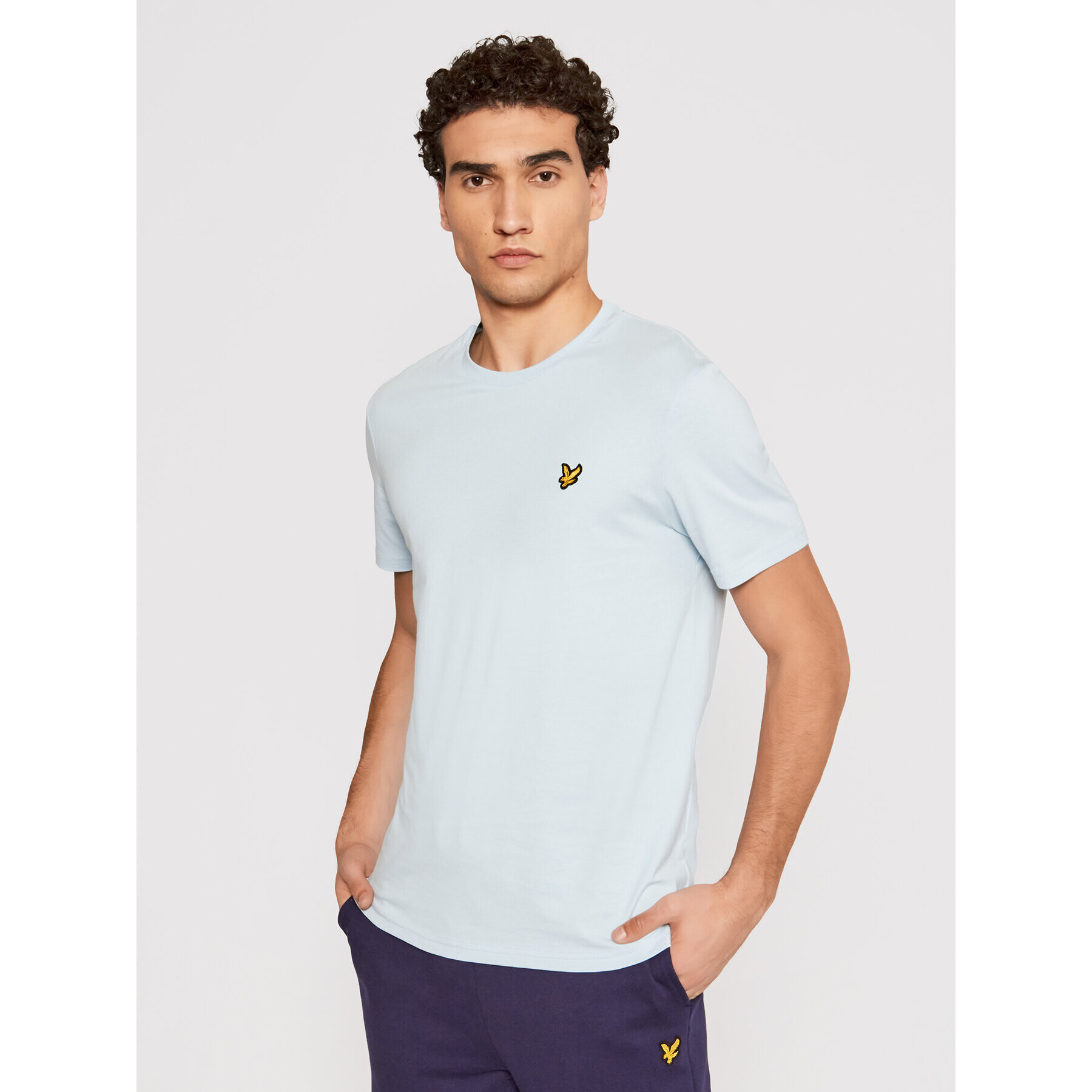 Lyle & Scott Tricou Plain TS400VOG Albastru Regular Fit - Pled.ro