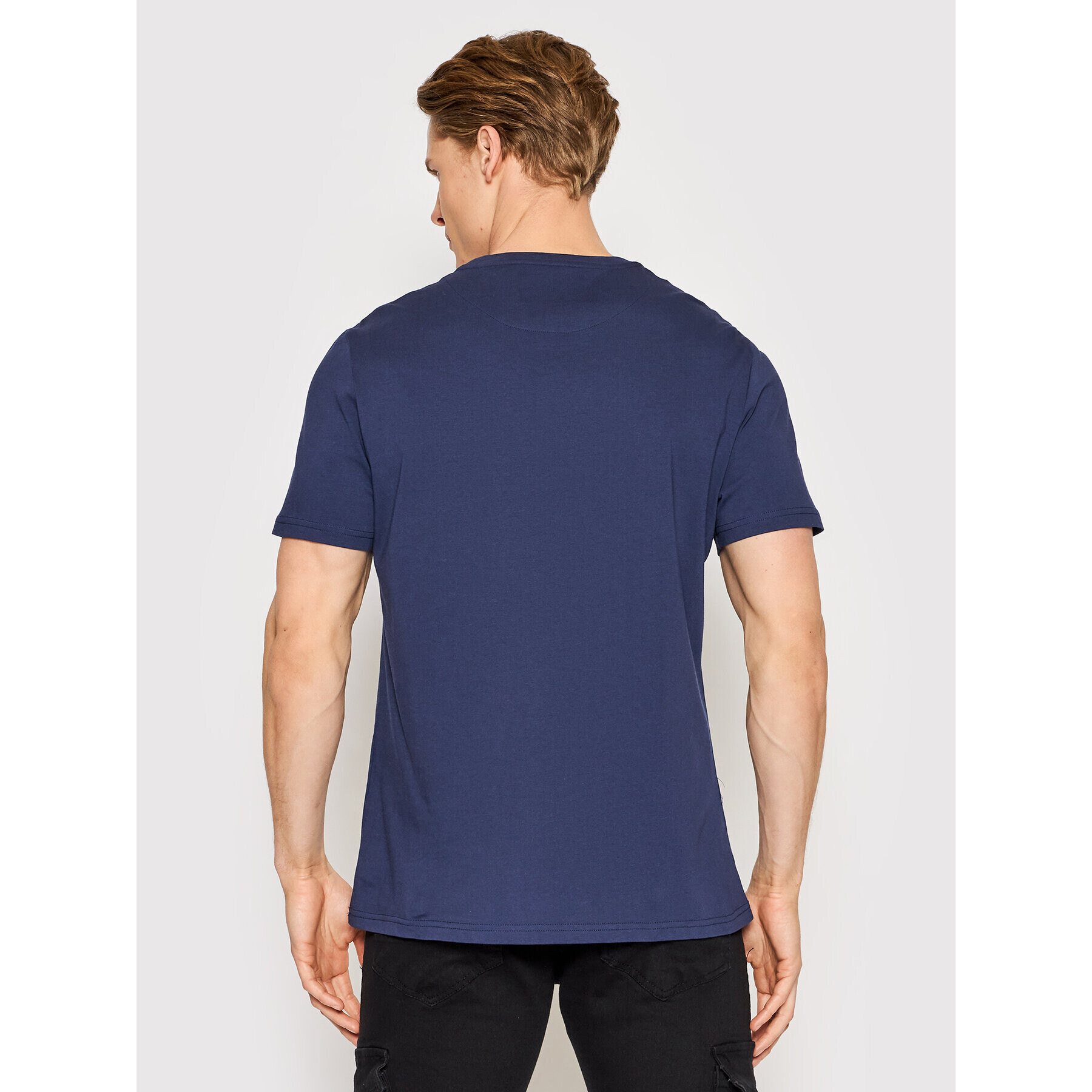 Lyle & Scott Tricou Plain TS400VOG Bleumarin Regular Fit - Pled.ro