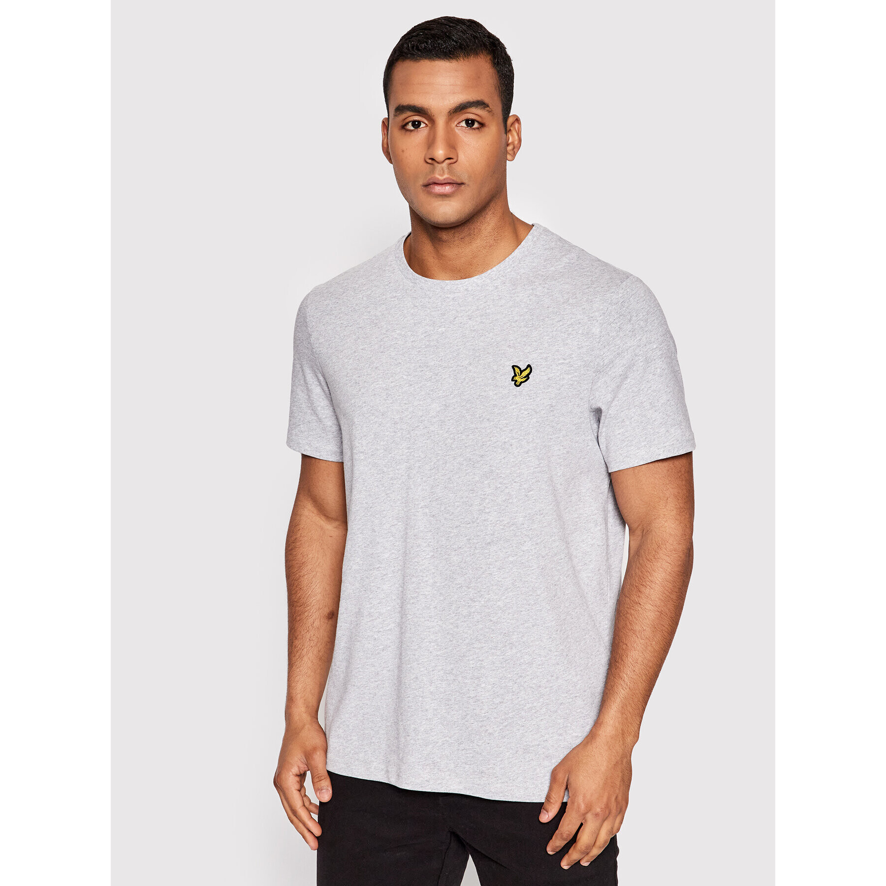 Lyle & Scott Tricou Plain TS400VOG Gri Regular Fit - Pled.ro