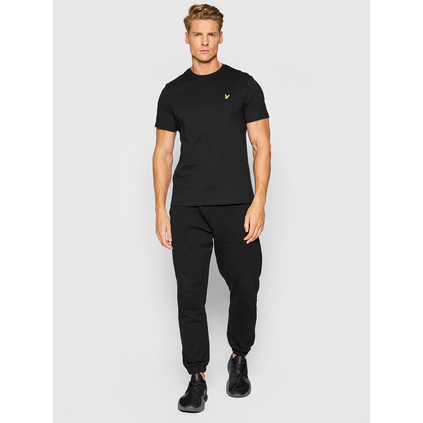 Lyle & Scott Tricou Plain TS400VOG Negru Regular Fit - Pled.ro