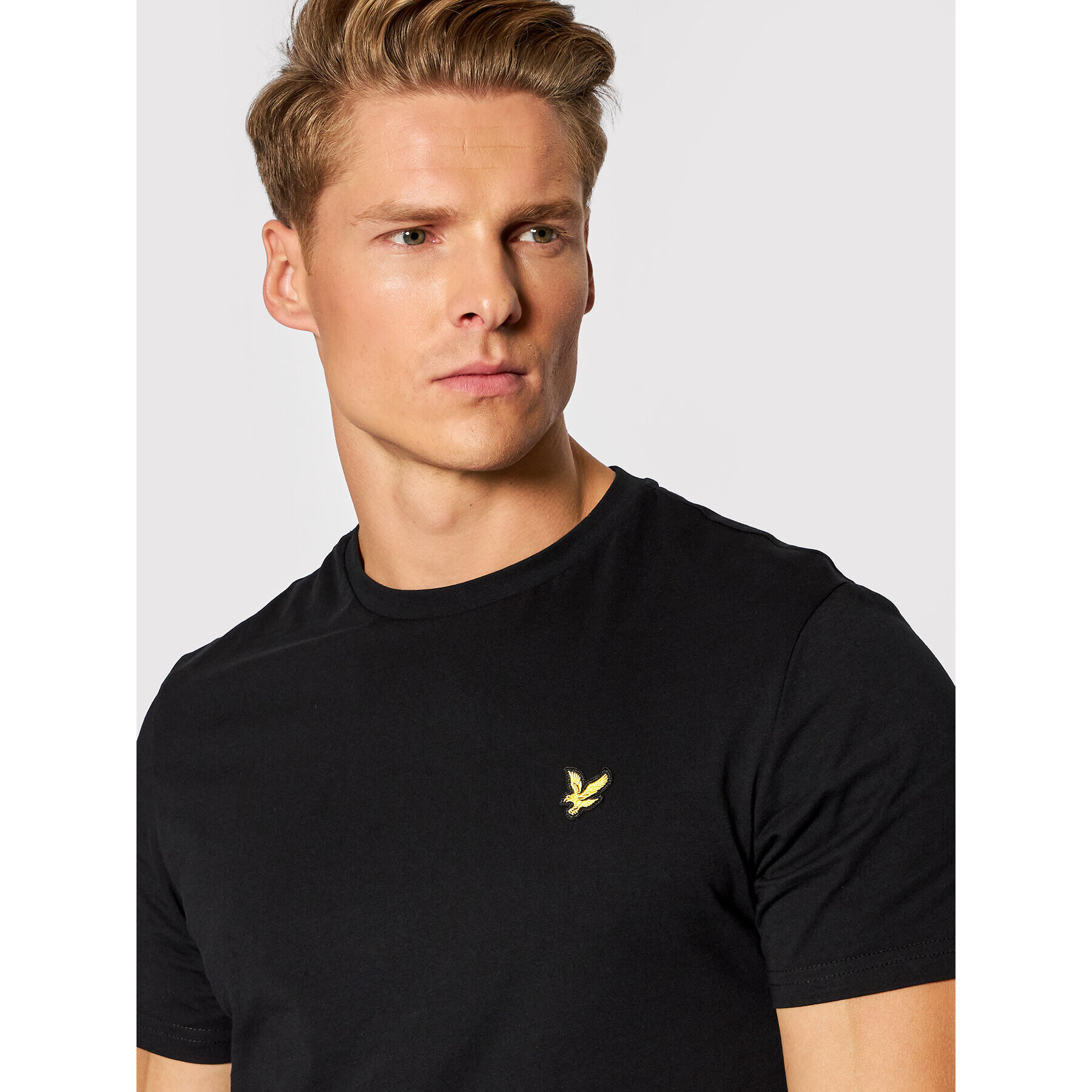 Lyle & Scott Tricou Plain TS400VOG Negru Regular Fit - Pled.ro