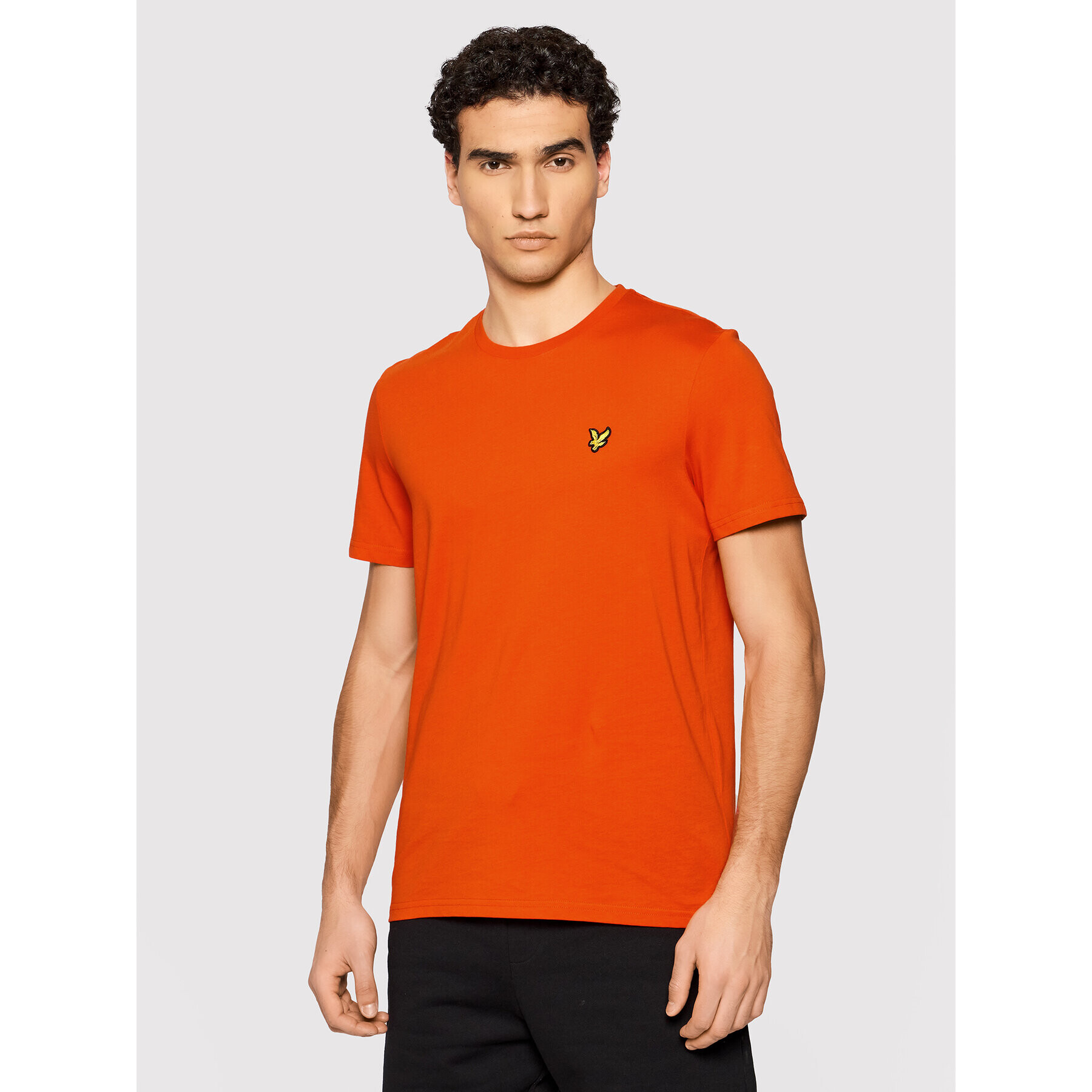 Lyle & Scott Tricou Plain TS400VOG Portocaliu Regular Fit - Pled.ro