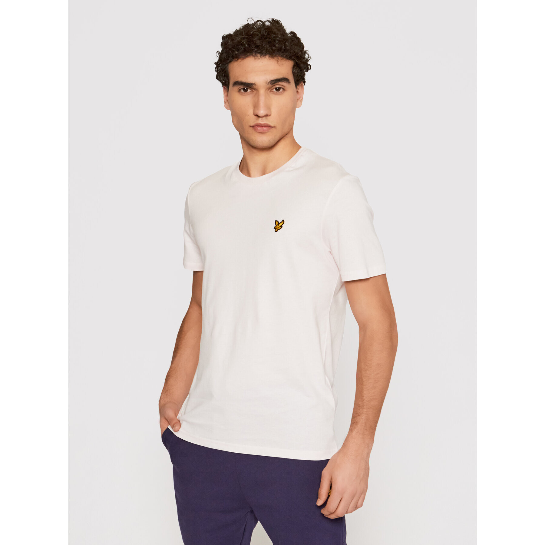 Lyle & Scott Tricou Plain TS400VOG Roz Regular Fit - Pled.ro