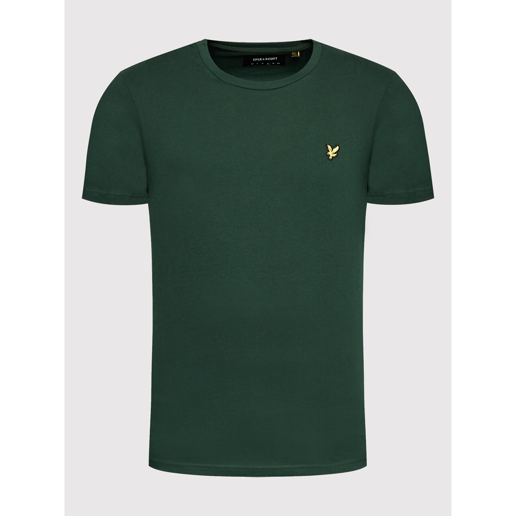 Lyle & Scott Tricou Plain TS400VOG Verde Regular Fit - Pled.ro