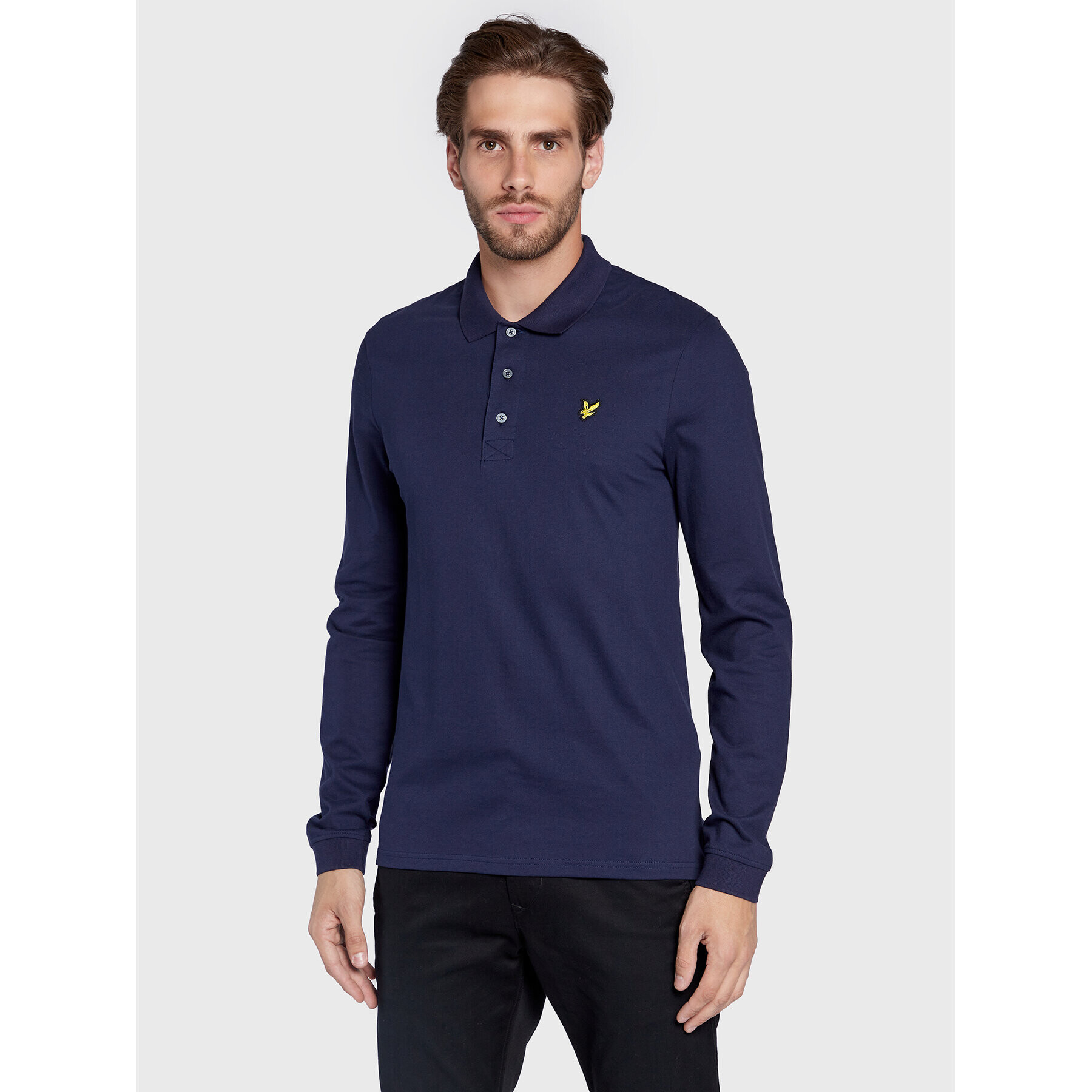 Lyle & Scott Tricou polo LP400VOG Bleumarin Regular Fit - Pled.ro