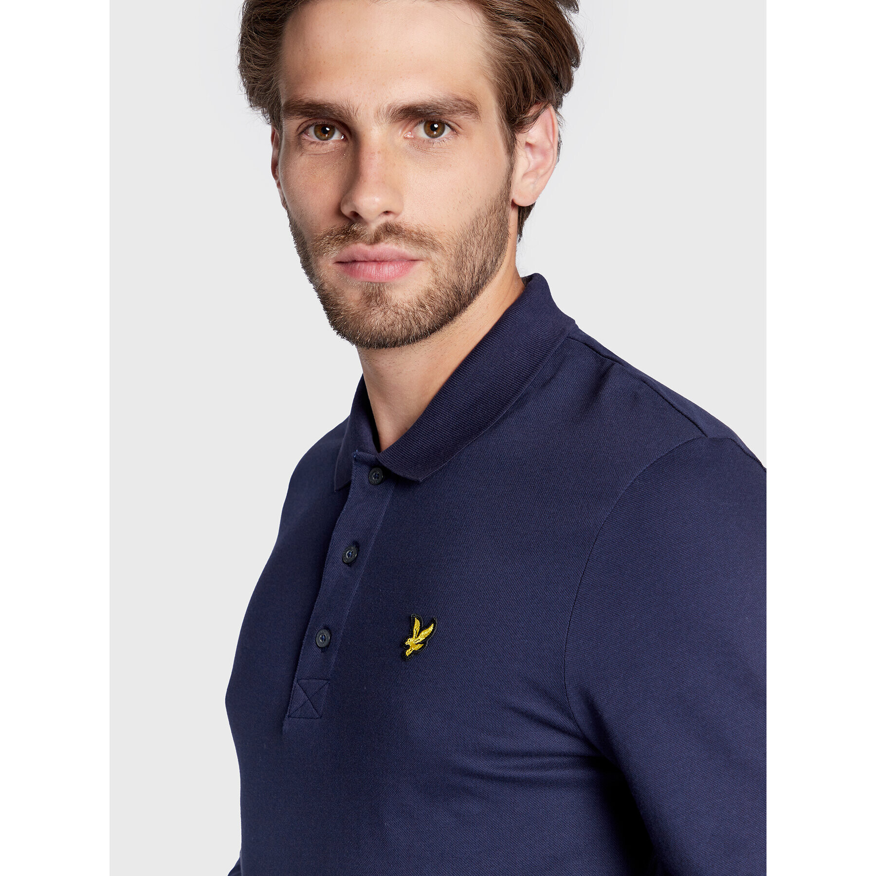 Lyle & Scott Tricou polo LP400VOG Bleumarin Regular Fit - Pled.ro