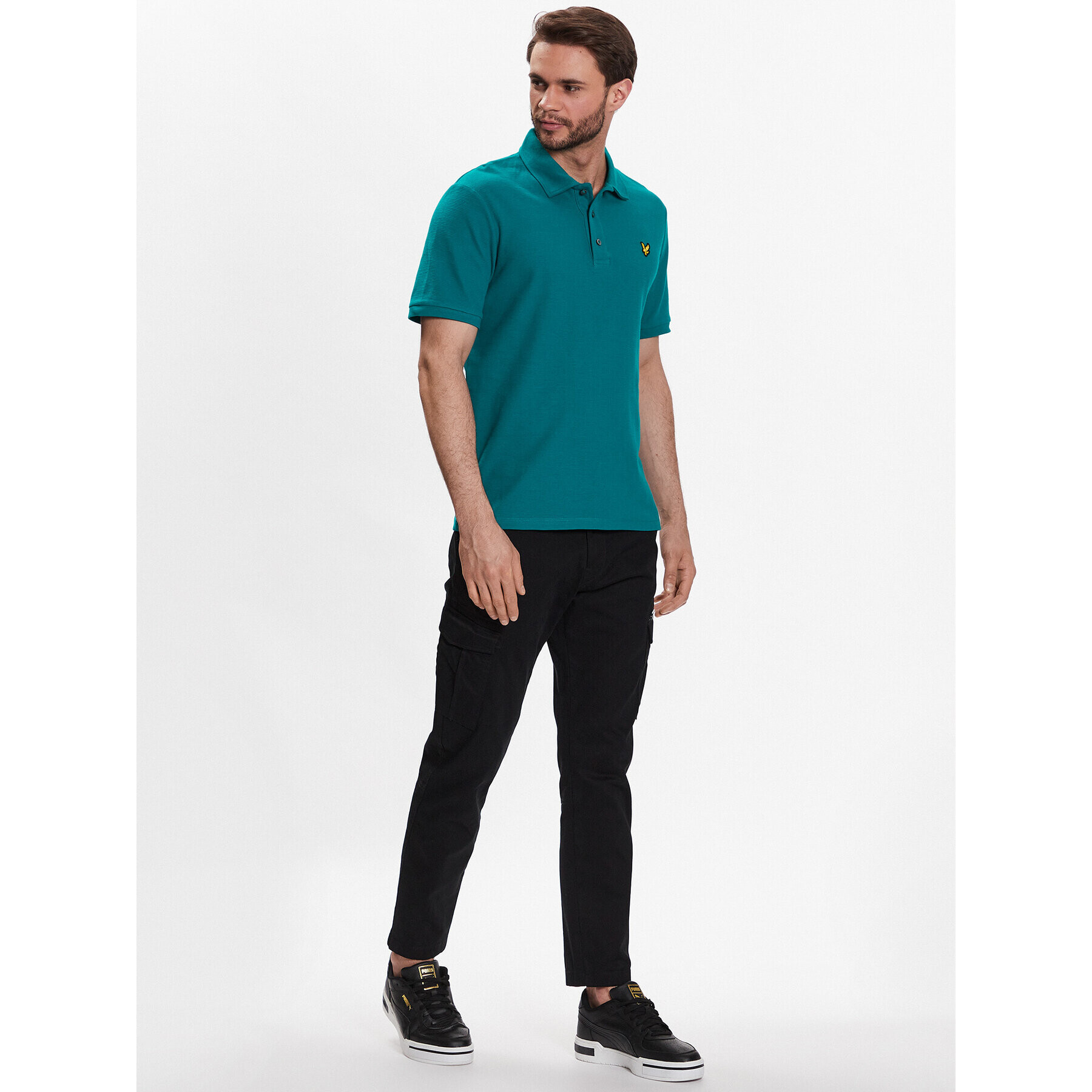 Lyle & Scott Tricou polo Milano Trim Polo Shirt SP1812V Albastru Regular Fit - Pled.ro