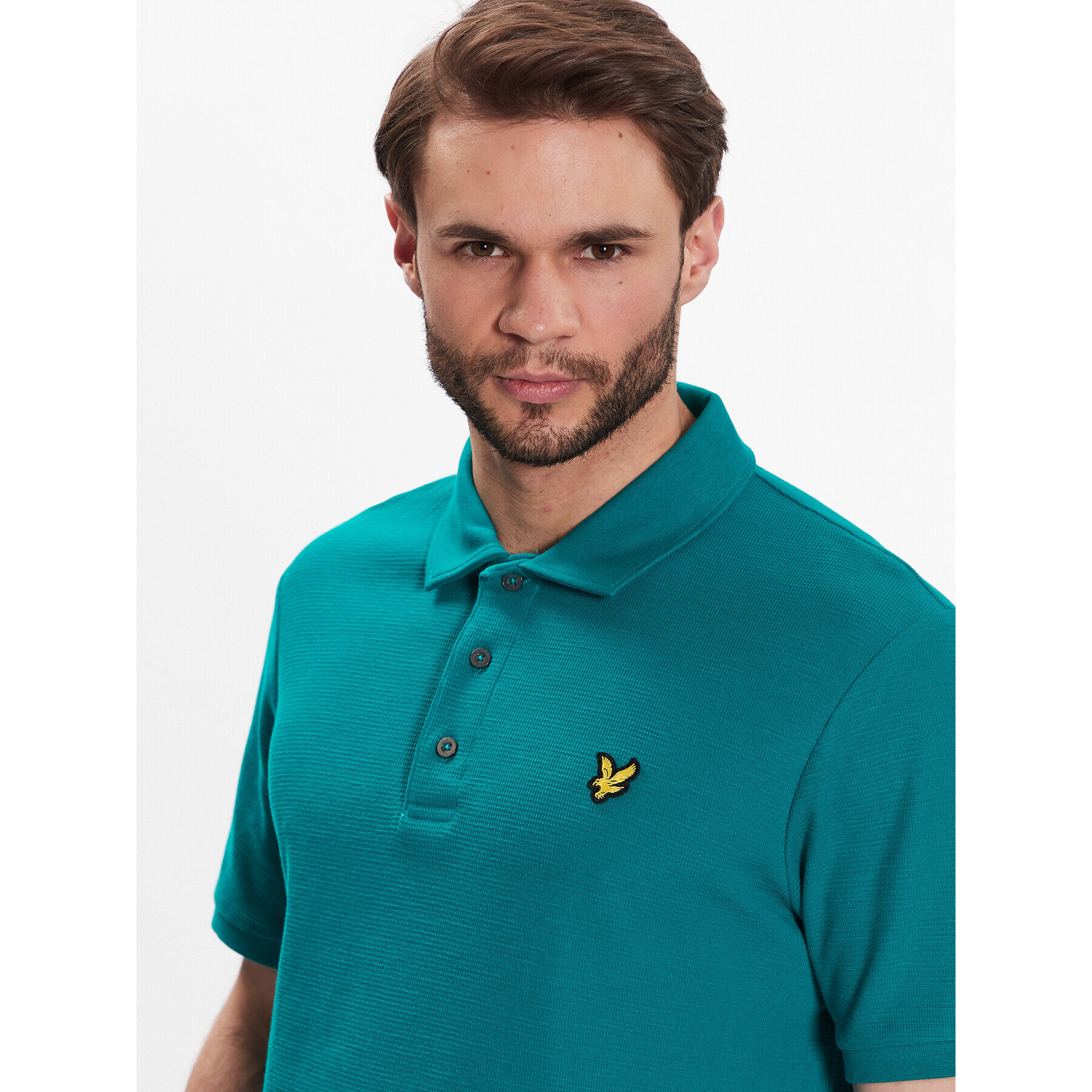 Lyle & Scott Tricou polo Milano Trim Polo Shirt SP1812V Albastru Regular Fit - Pled.ro