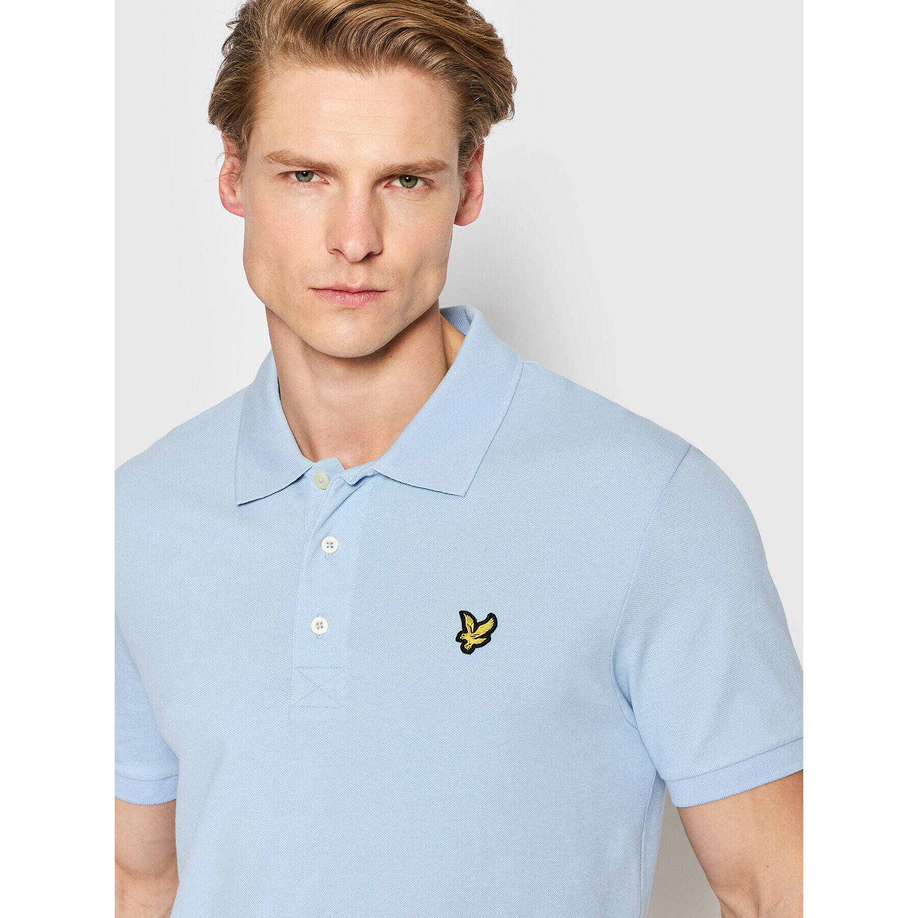 Lyle & Scott Tricou polo Plain SP400VOG Albastru Regular Fit - Pled.ro