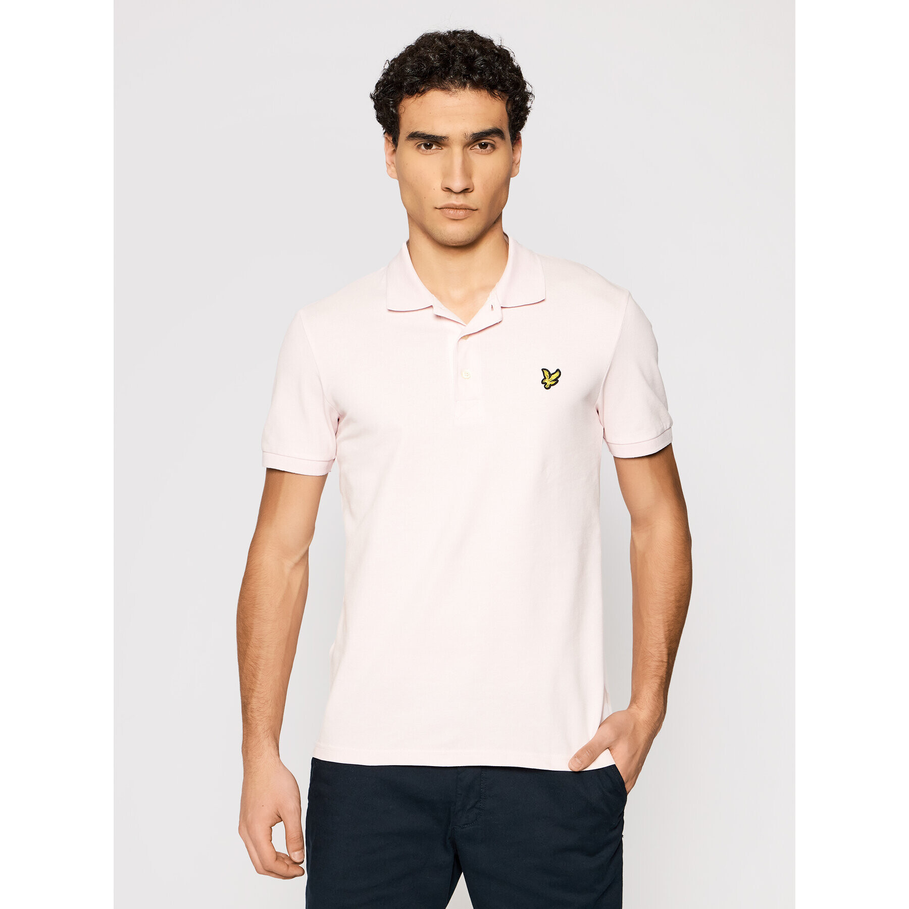 Lyle & Scott Tricou polo Plain SP400VOG Roz Regular Fit - Pled.ro