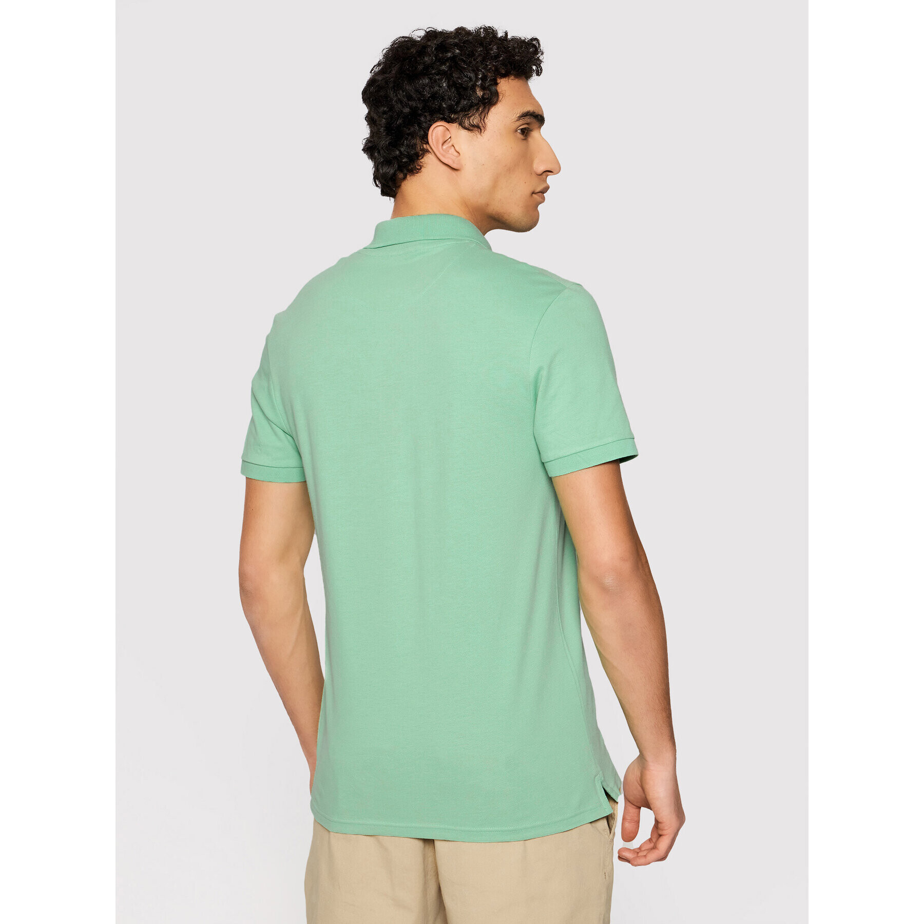 Lyle & Scott Tricou polo Plain SP400VOG Verde Regular Fit - Pled.ro