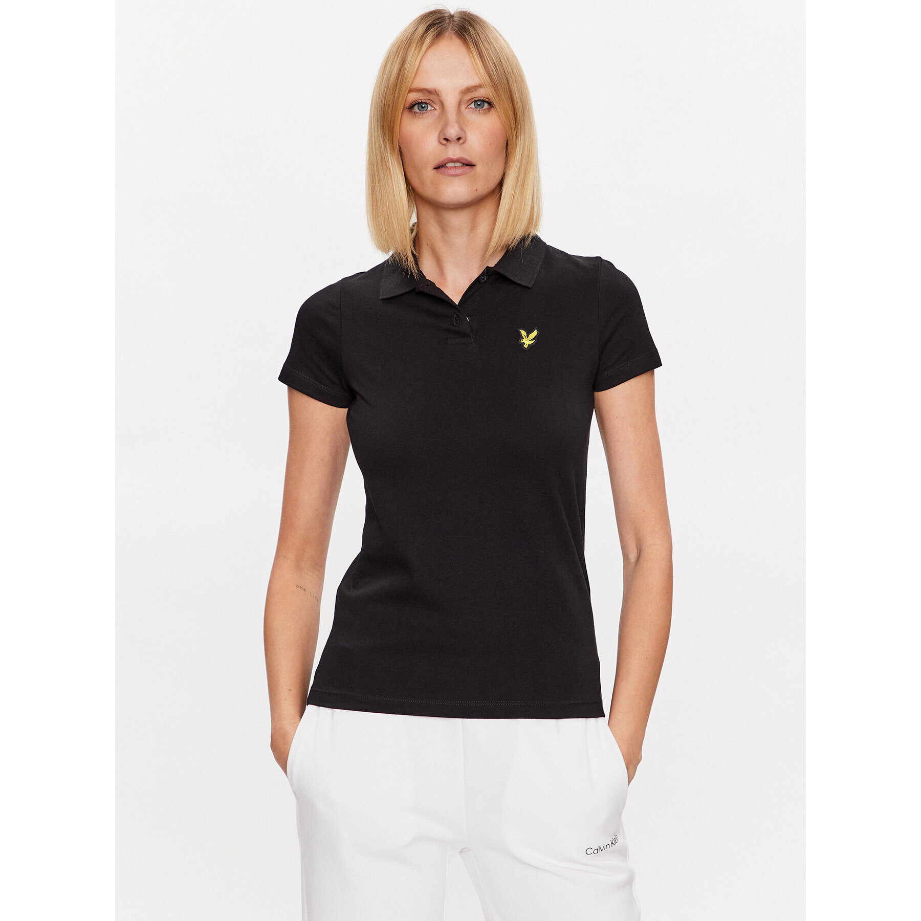 Lyle & Scott Tricou polo Regular Fit Polo SPW1800V Negru Regular Fit - Pled.ro