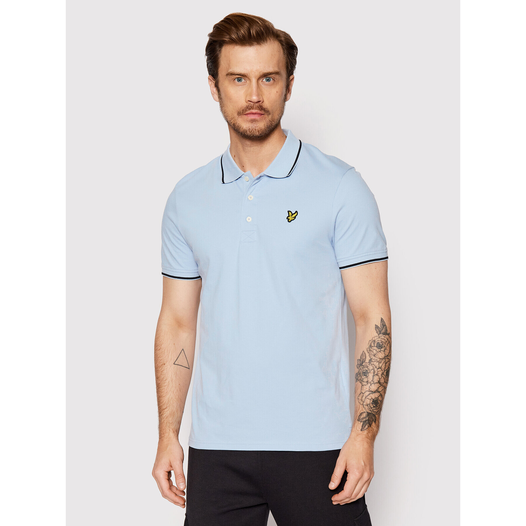 Lyle & Scott Tricou polo SP1524VOG Albastru Regular Fit - Pled.ro