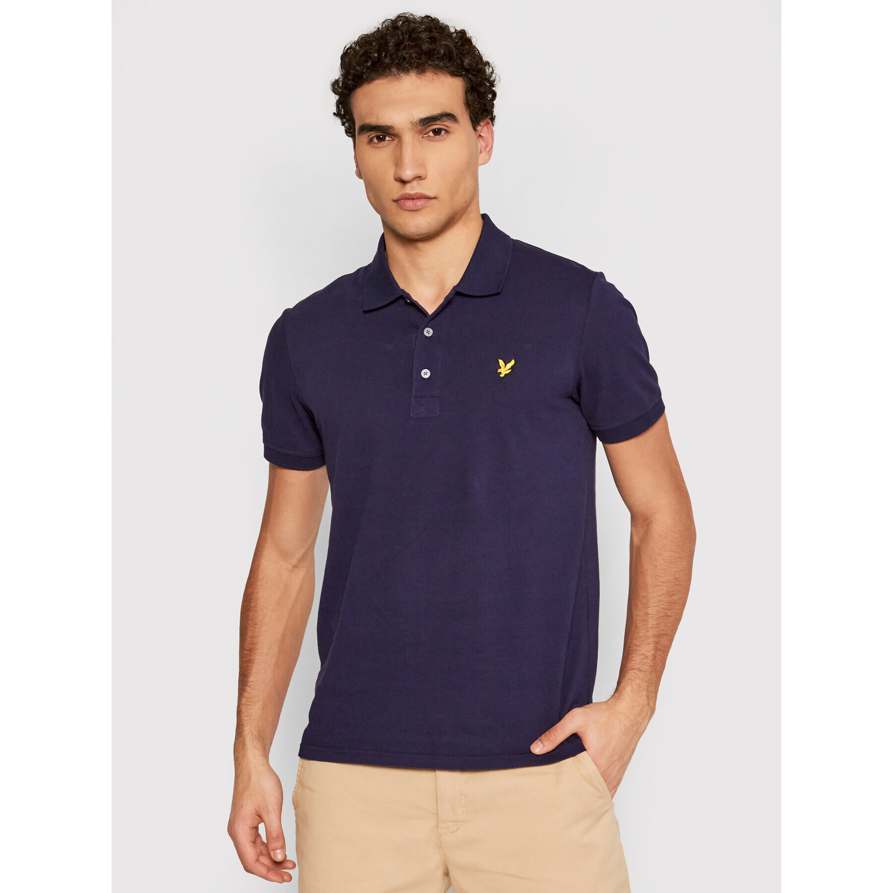 Lyle & Scott Tricou polo SP400VB Bleumarin Regular Fit - Pled.ro