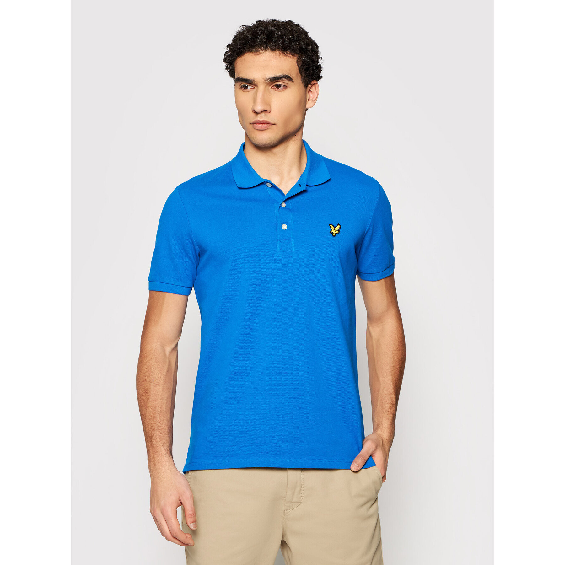 Lyle & Scott Tricou polo SP400VTR Albastru Regular Fit - Pled.ro