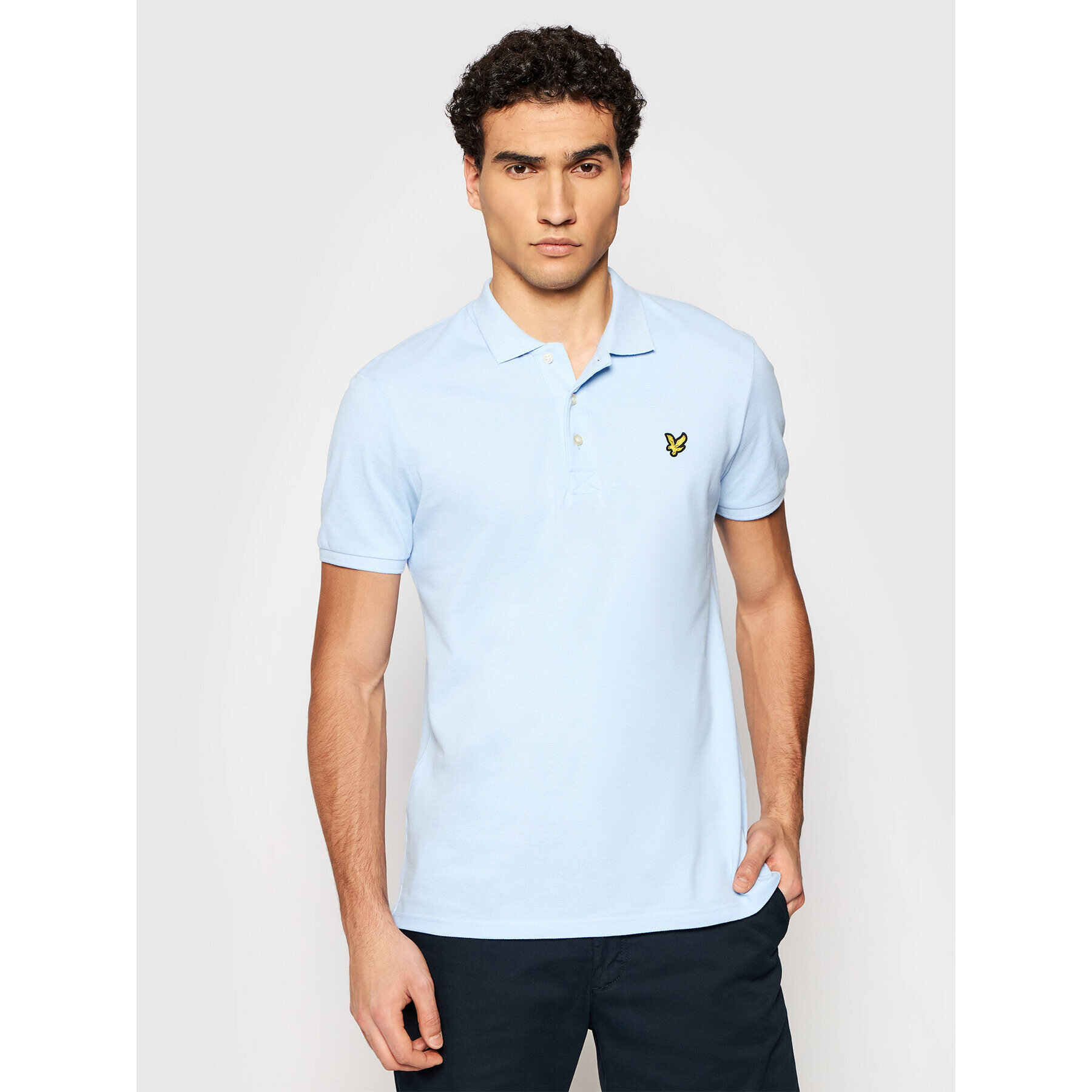 Lyle & Scott Tricou polo SP400VTR Albastru Regular Fit - Pled.ro