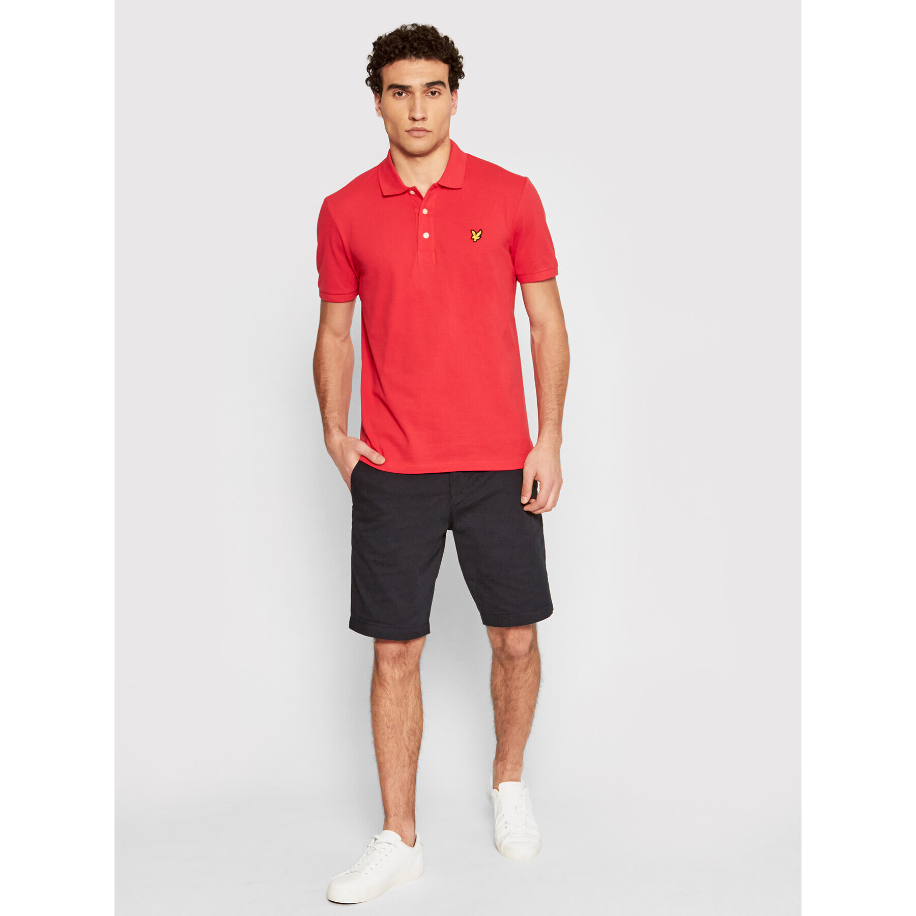 Lyle & Scott Tricou polo SP400VTR Roșu Regular Fit - Pled.ro