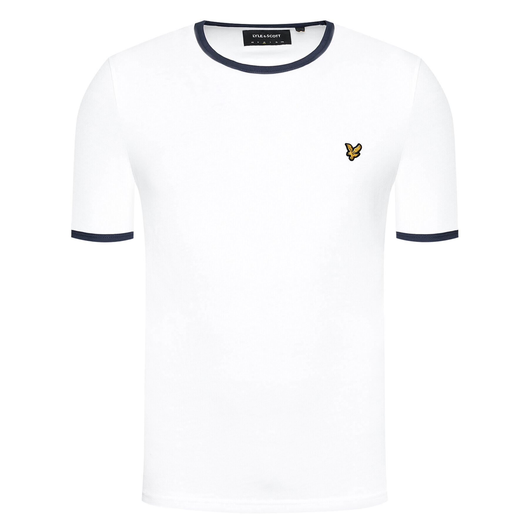 Lyle & Scott Tricou Ringer TS705V Alb Regular Fit - Pled.ro