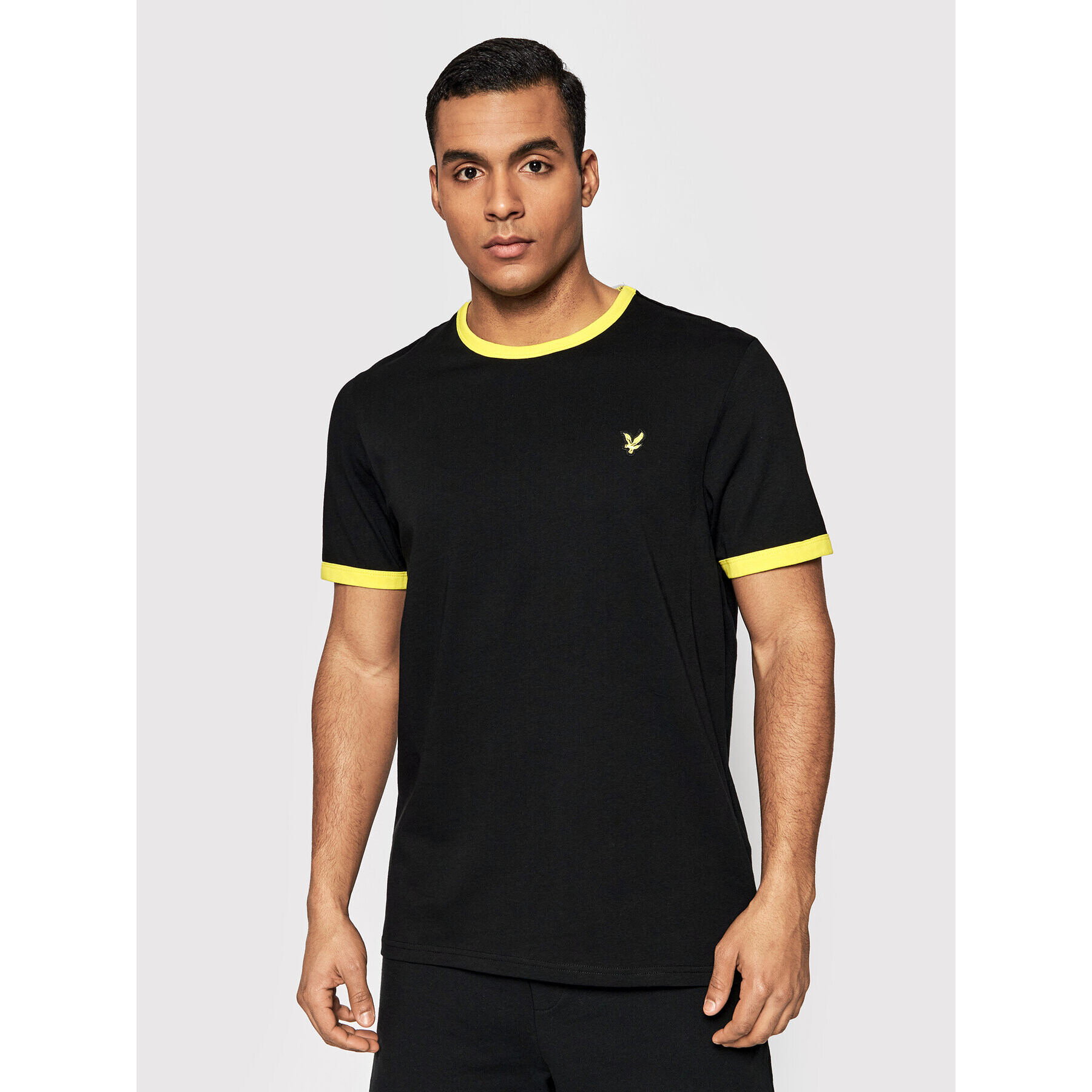 Lyle & Scott Tricou Ringer TS705VOG Negru Regular Fit - Pled.ro