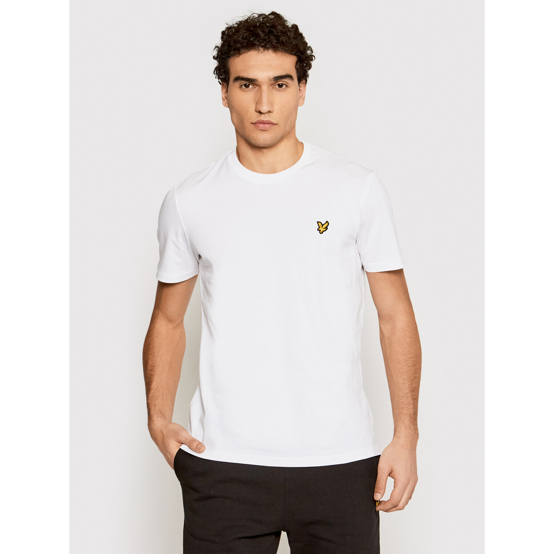 Lyle & Scott Tricou TS400V Alb Regular Fit - Pled.ro