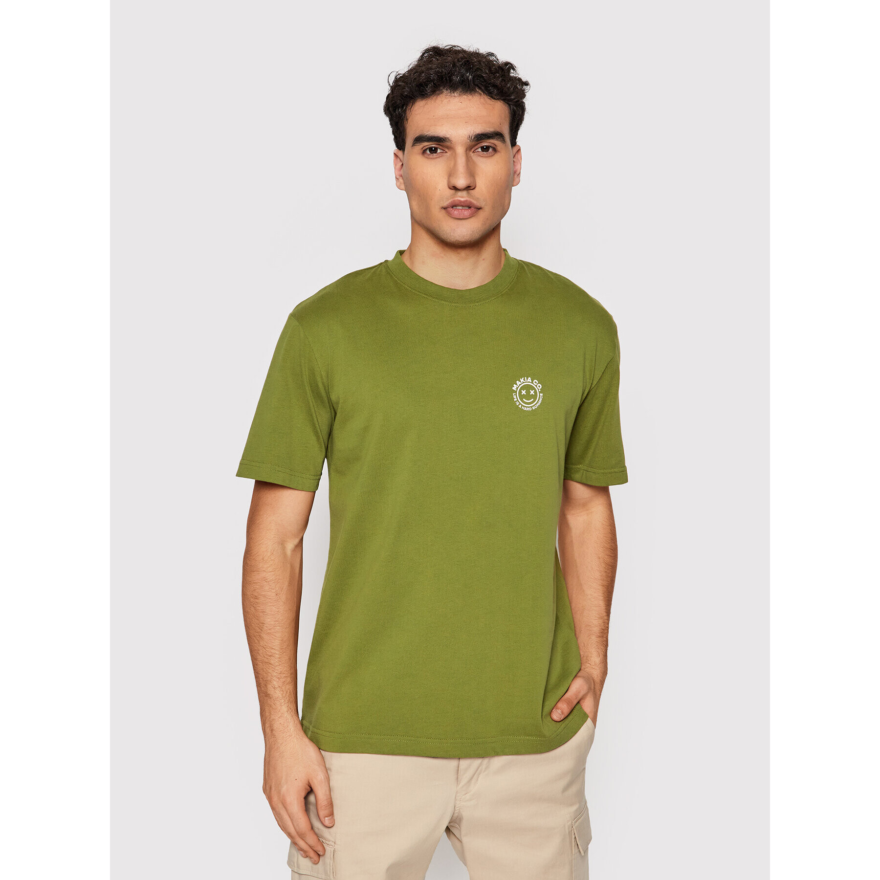 Makia Tricou Dizzy M21343 Verde Regular Fit - Pled.ro