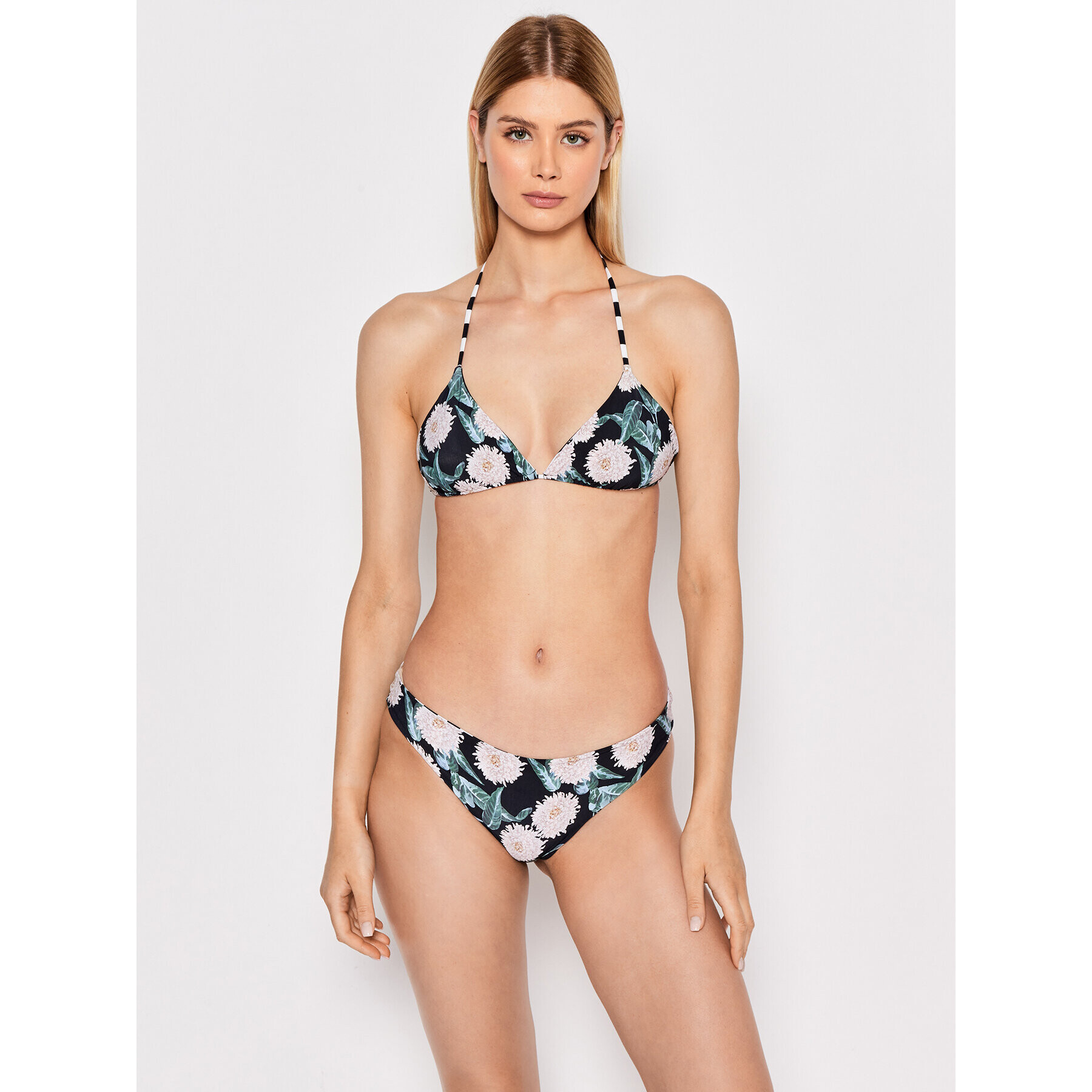 Malai Bikini partea de sus Flowy Blackley Basal T01133 Colorat - Pled.ro