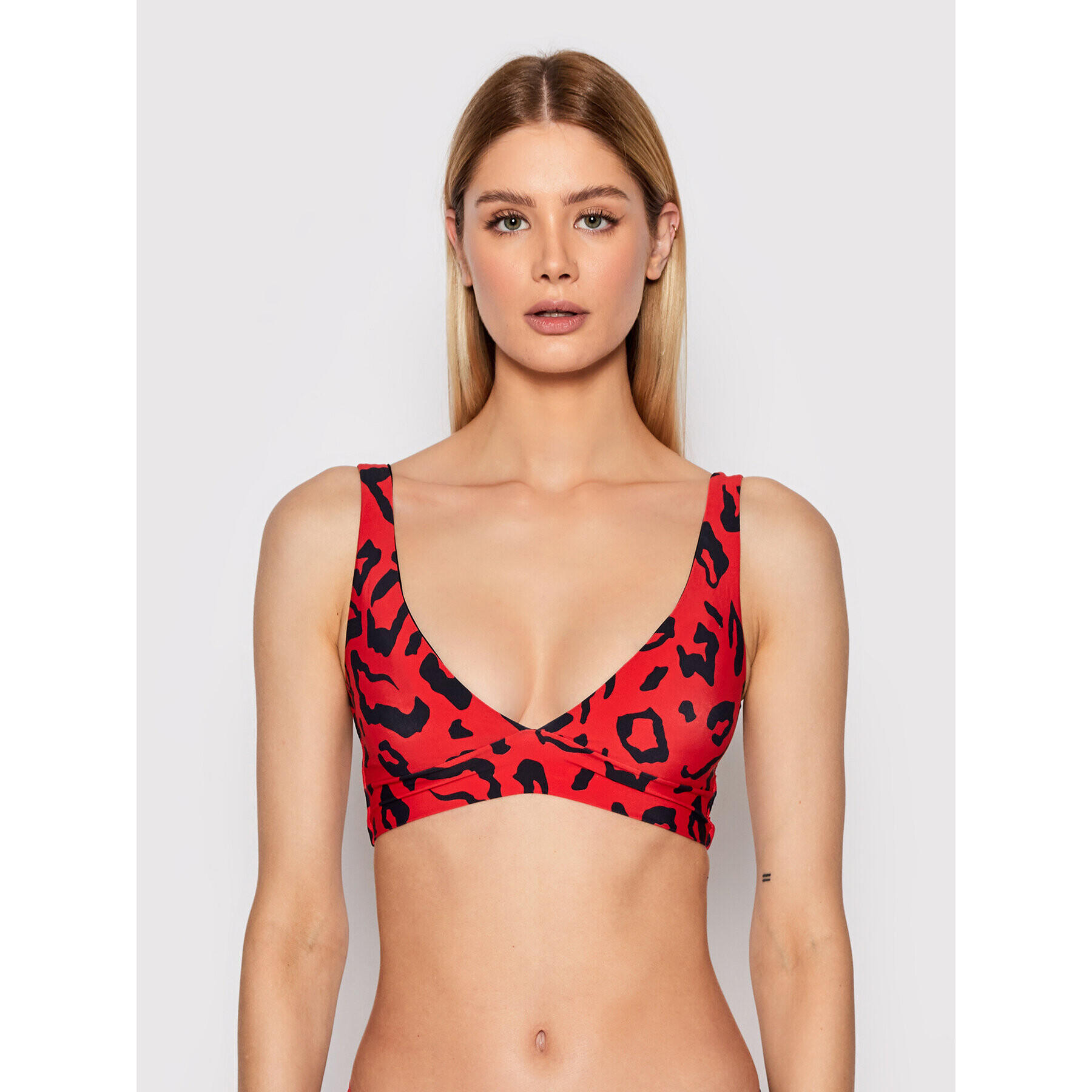 Malai Bikini partea de sus Morroco Ocelot Joee T52124 Roșu - Pled.ro