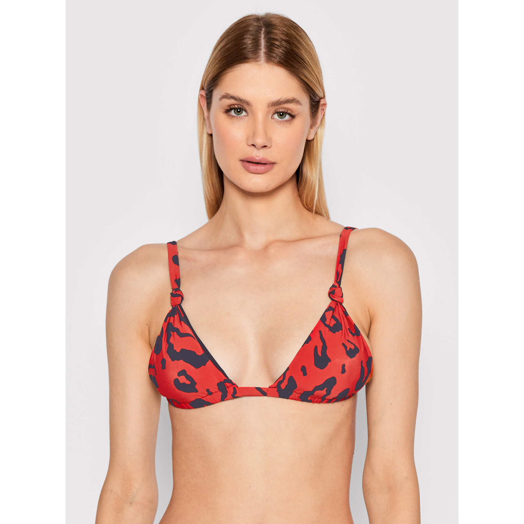 Malai Bikini partea de sus Morroco Ocelot Watersand T61124 Roșu - Pled.ro