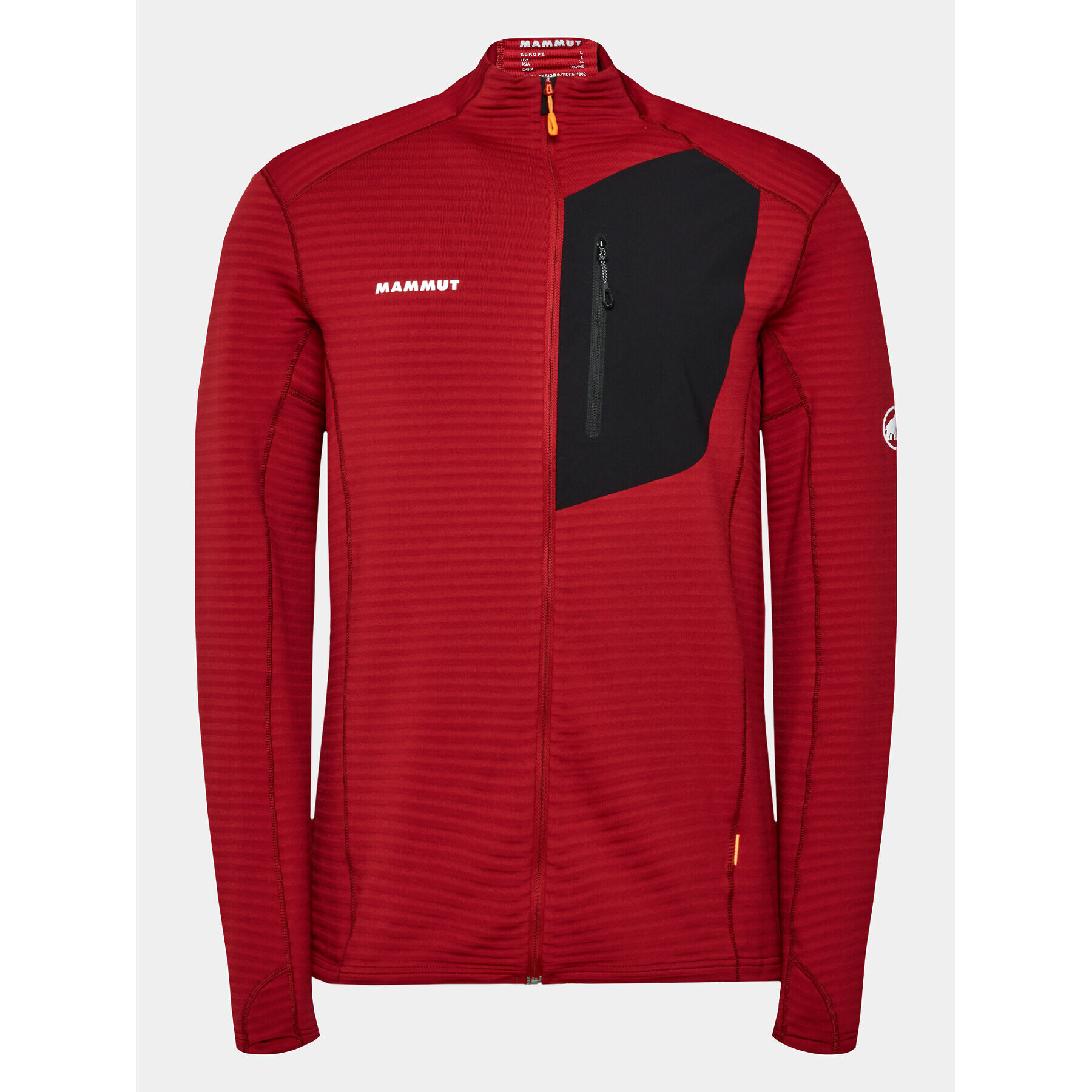 Mammut Bluză tehnică Taiss Light ML Jacket 1014-04550-3734-113 Negru Athletic Fit - Pled.ro