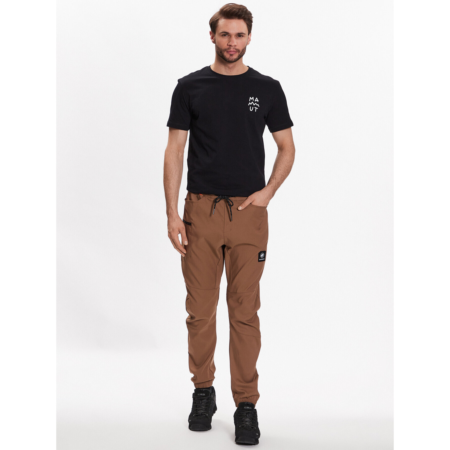 Mammut Pantaloni outdoor 1022-02010 Bej Regular Fit - Pled.ro