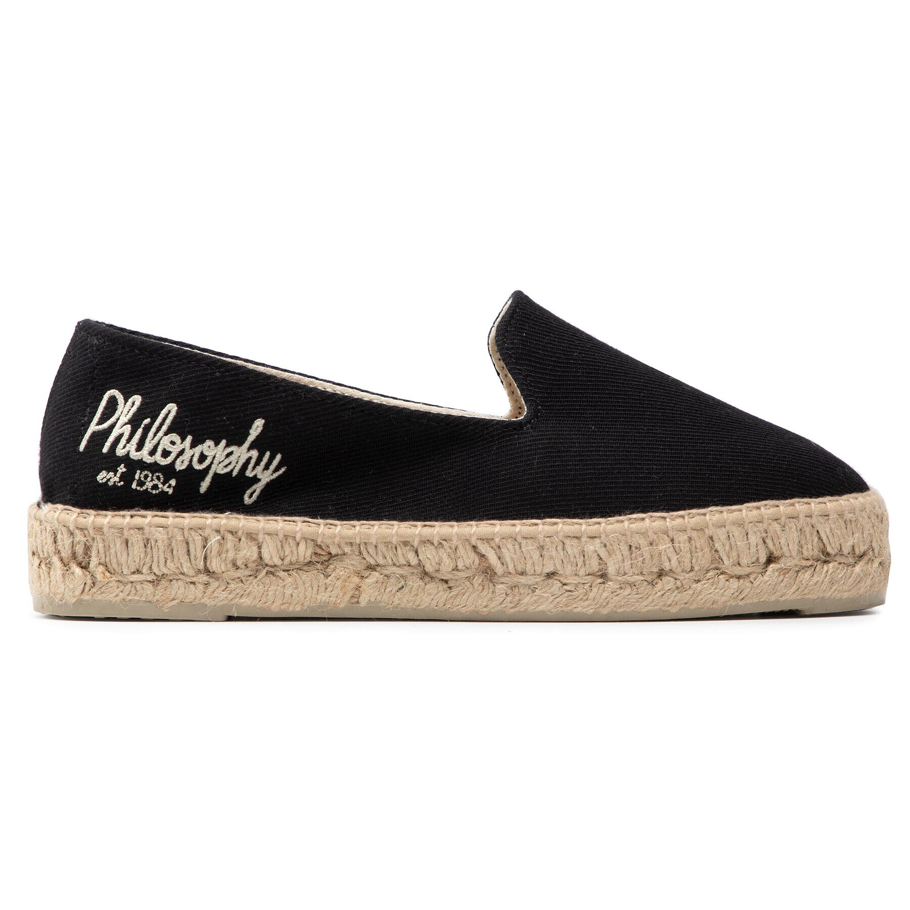 Manebi Espadrile by Philosophy Di Lorenzo Serafini 41AA6002-8204-0555 Negru - Pled.ro