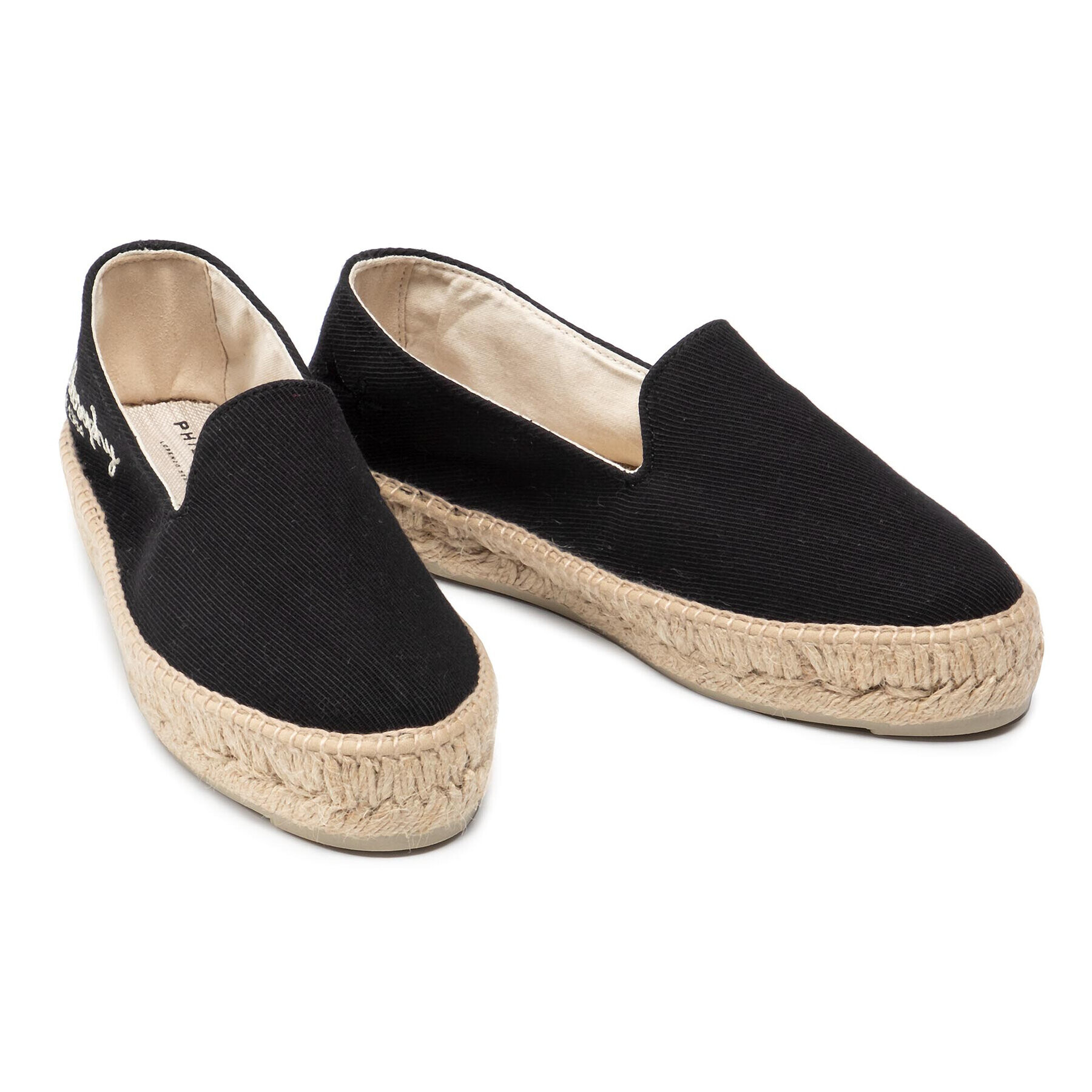 Manebi Espadrile by Philosophy Di Lorenzo Serafini 41AA6002-8204-0555 Negru - Pled.ro