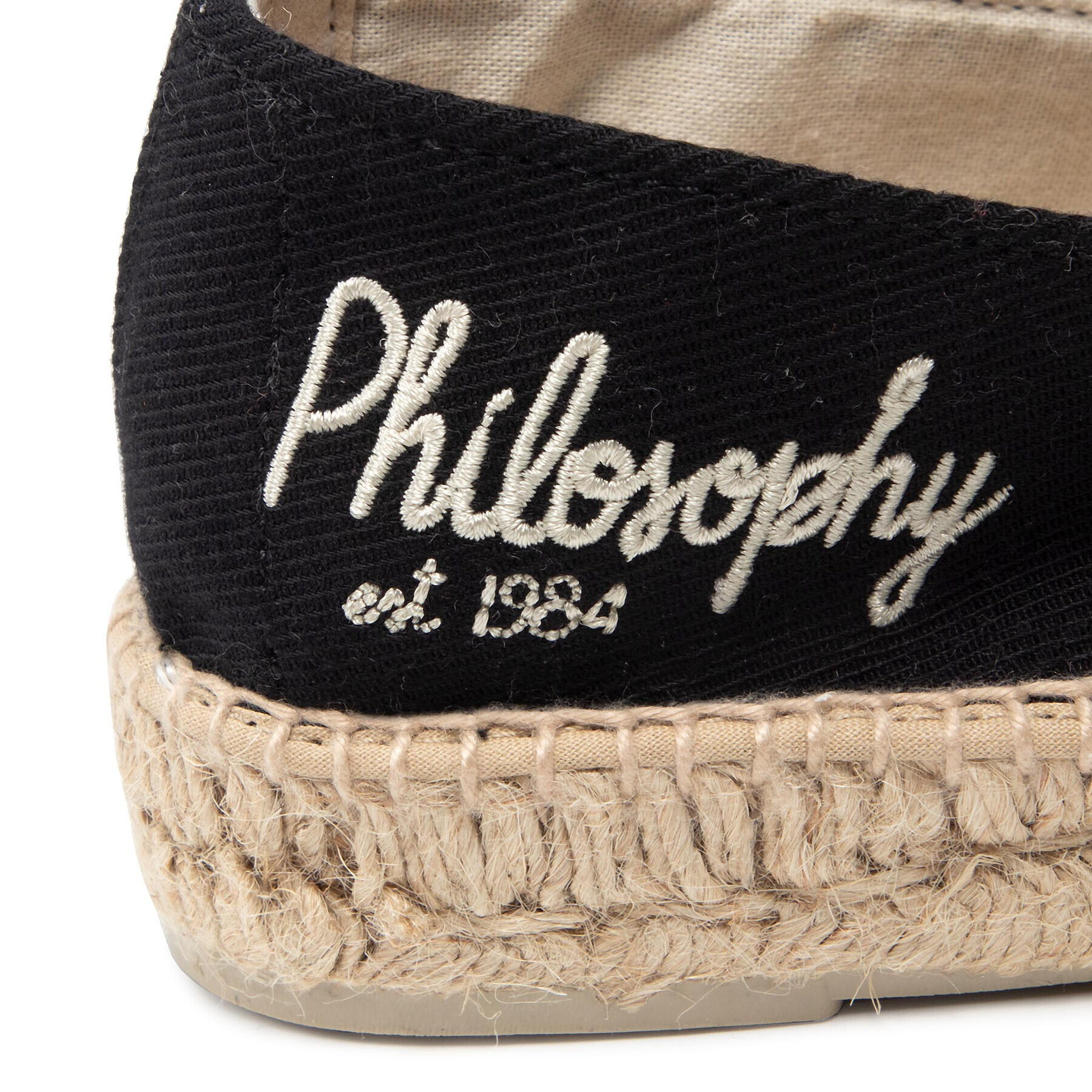 Manebi Espadrile by Philosophy Di Lorenzo Serafini 41AA6002-8204-0555 Negru - Pled.ro