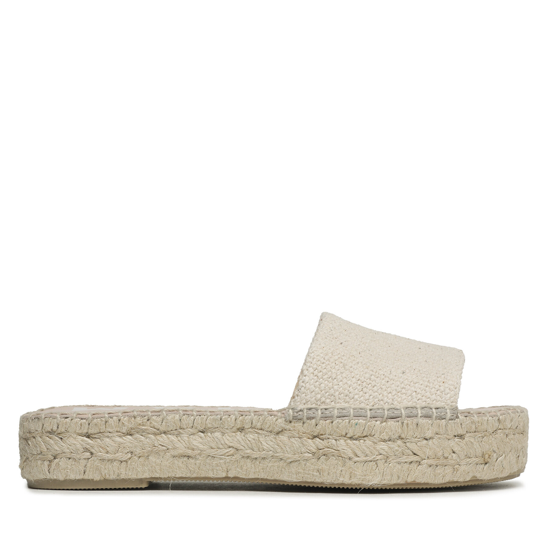 Manebi Espadrile Coarse Woven Canvas Double Sole Slides G 5.0 DS Bej - Pled.ro