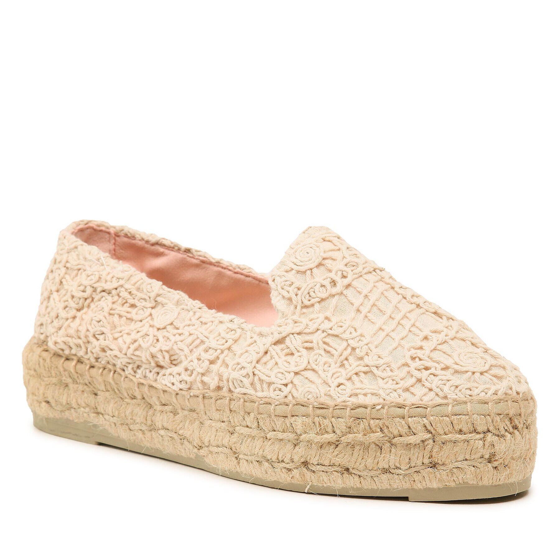 Manebi Espadrile Double Sole Espadrilles G 4.3 D0 Bej - Pled.ro