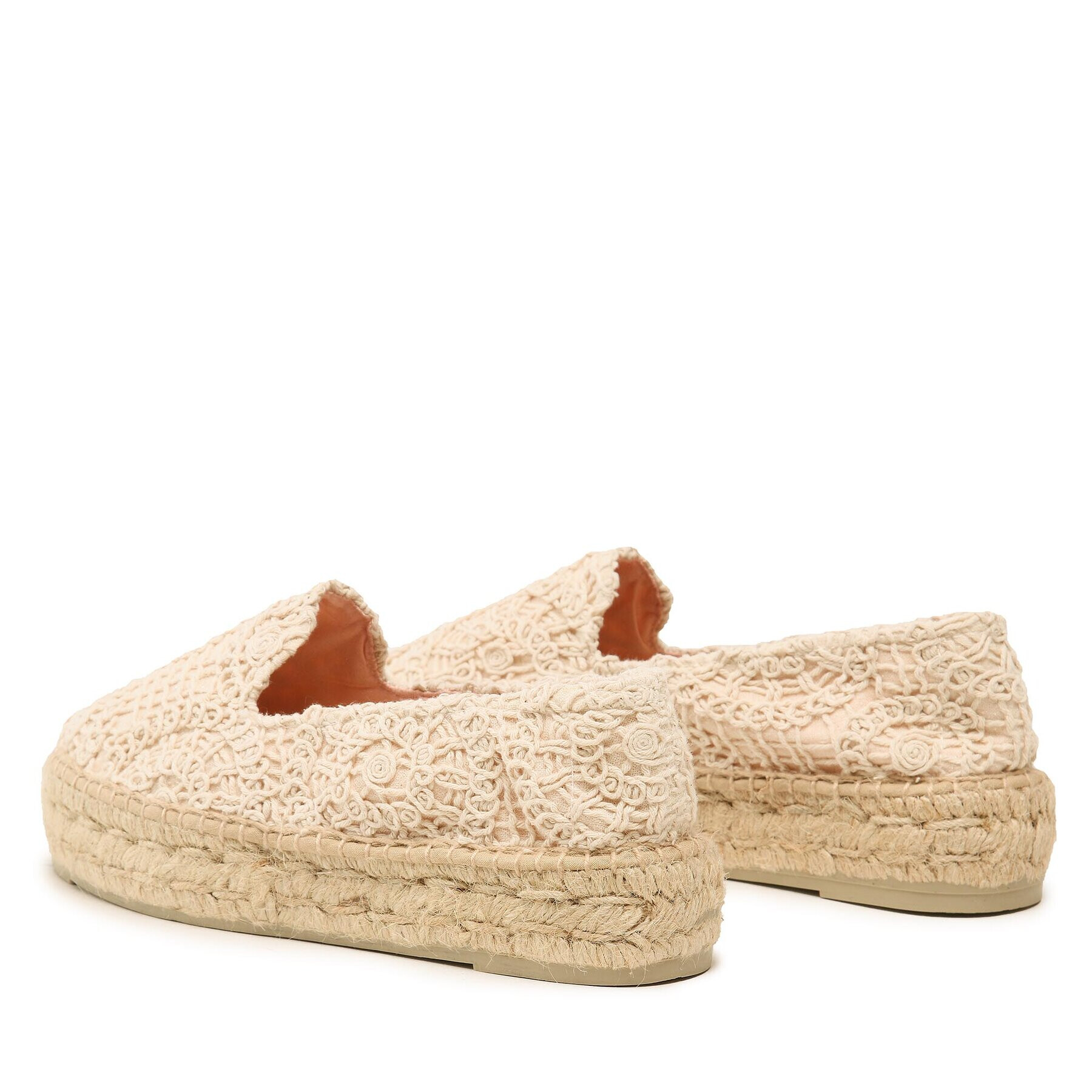 Manebi Espadrile Double Sole Espadrilles G 4.3 D0 Bej - Pled.ro