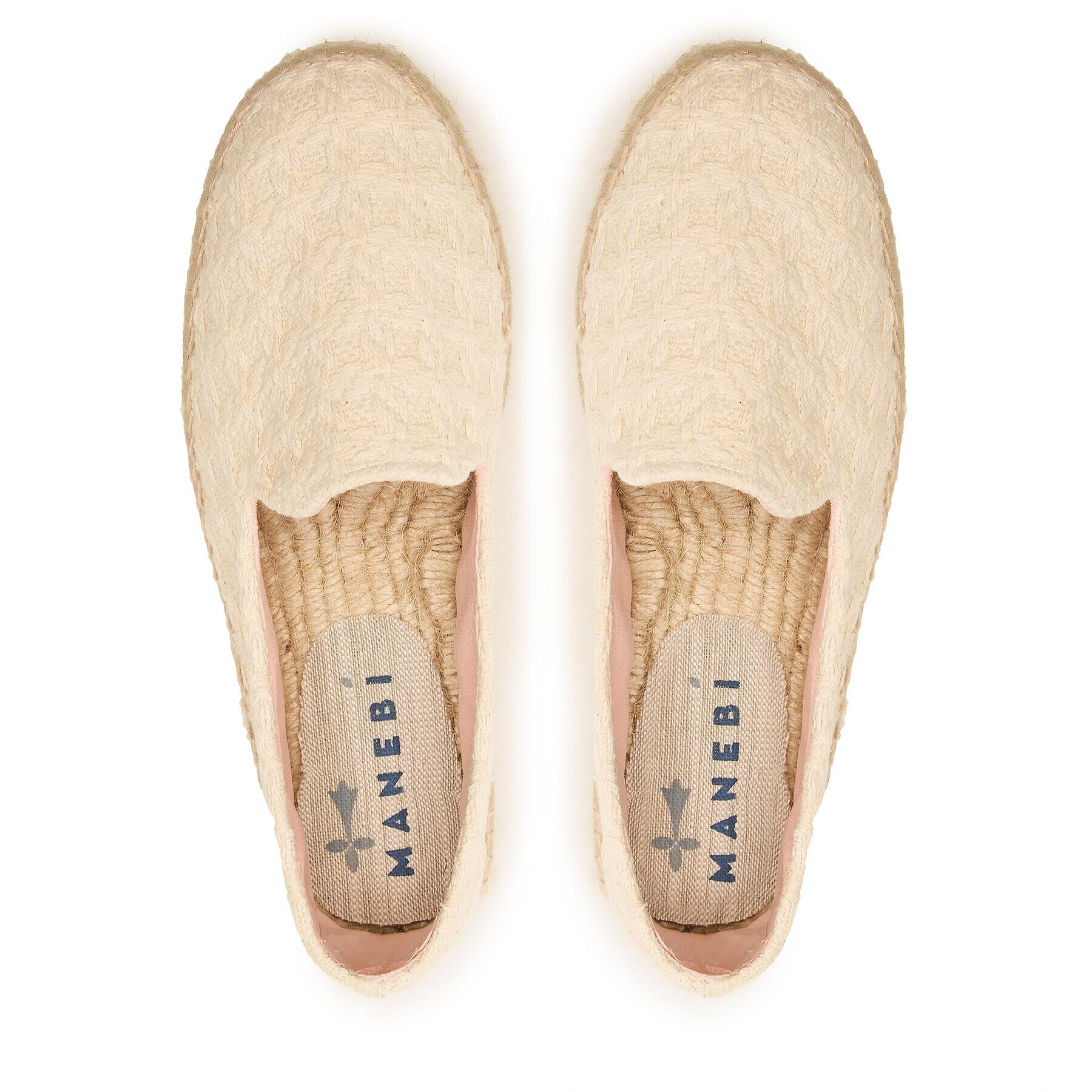 Manebi Espadrile Double Sole Espadrilles G 4.9 D0 Bej - Pled.ro