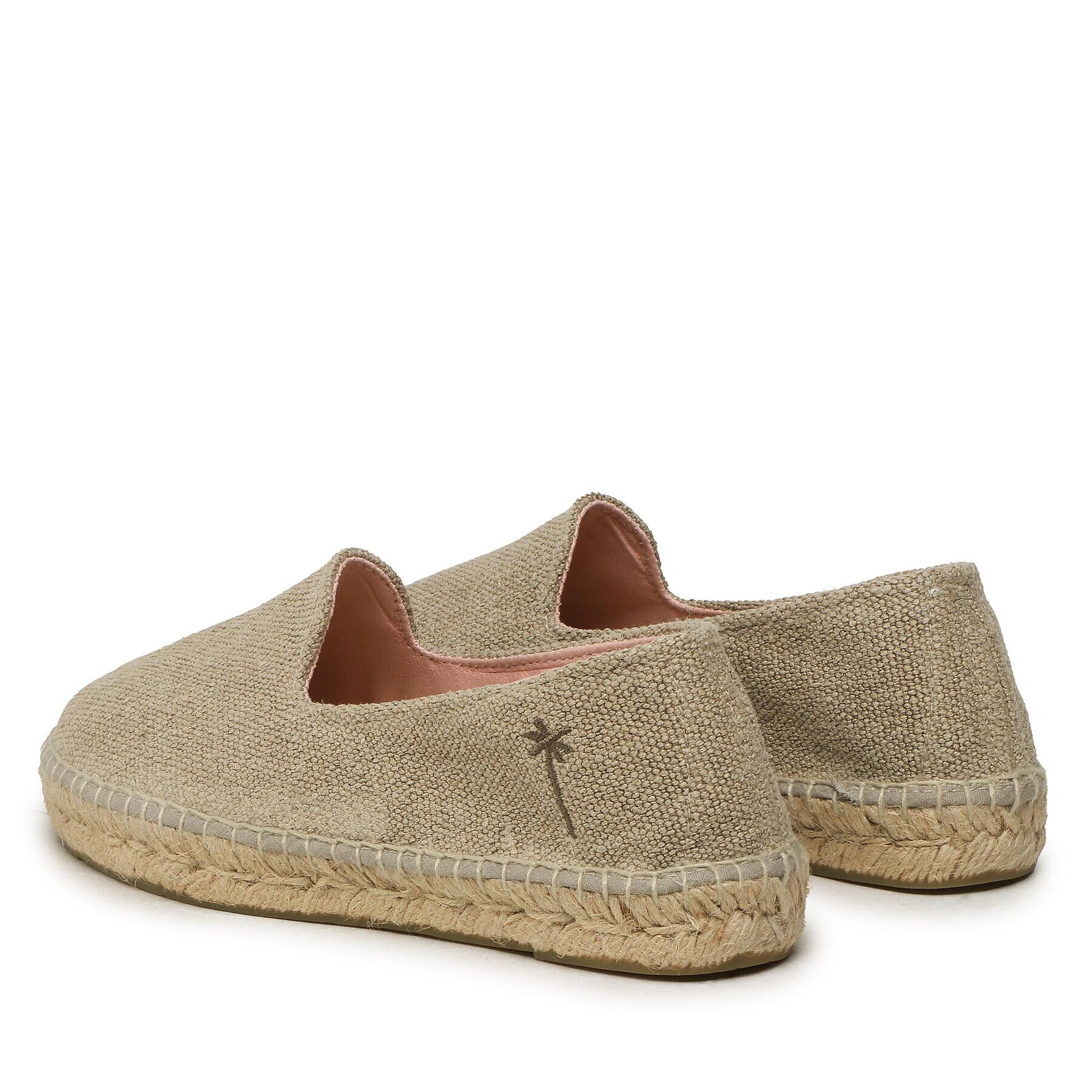 Manebi Espadrile Flat Espadrilles O 7.1 NO Bej - Pled.ro